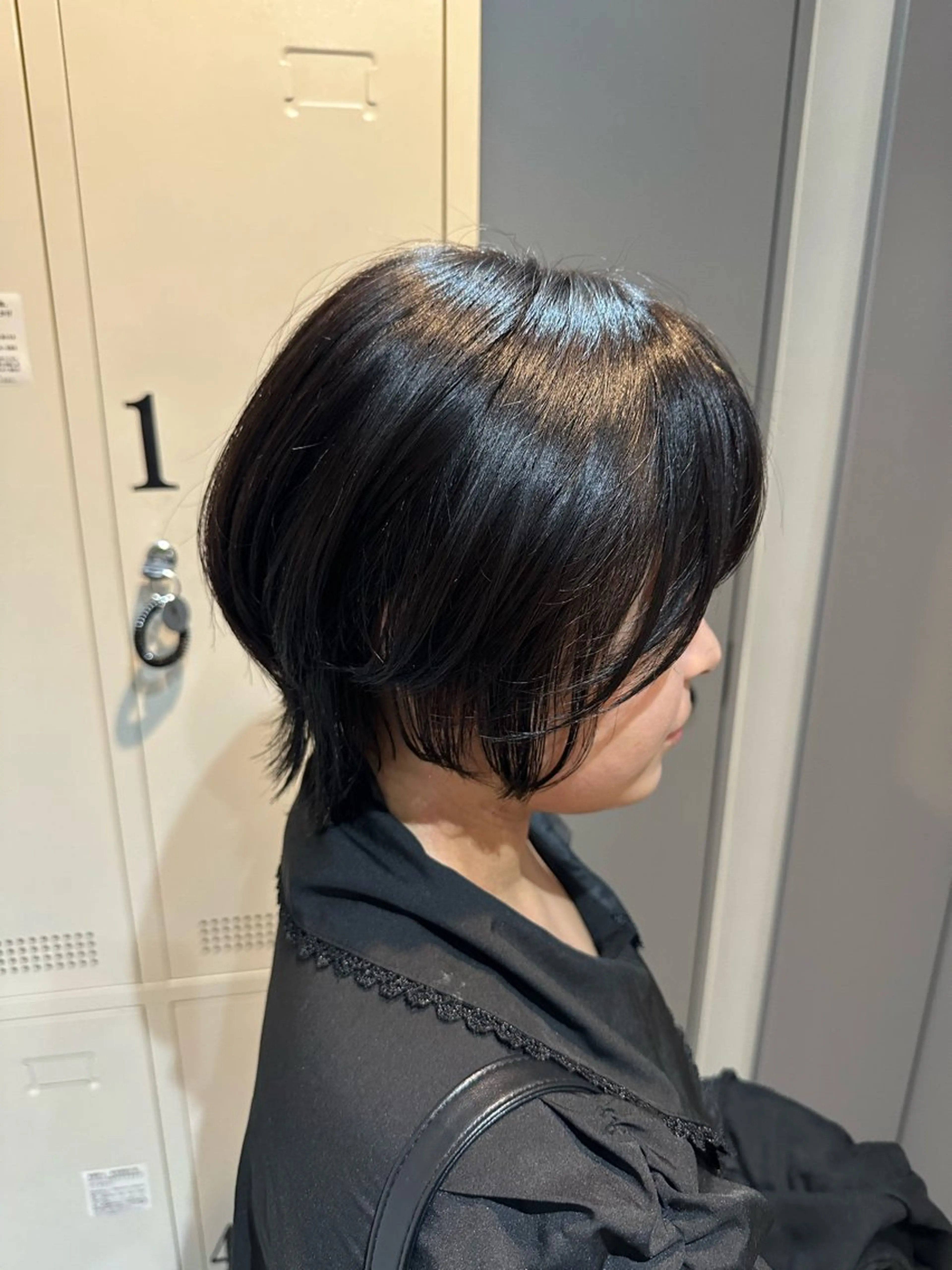 ショート カラー 巻けるケア縮毛矯正✨ ケアカラー✨山下のヘアスタイル