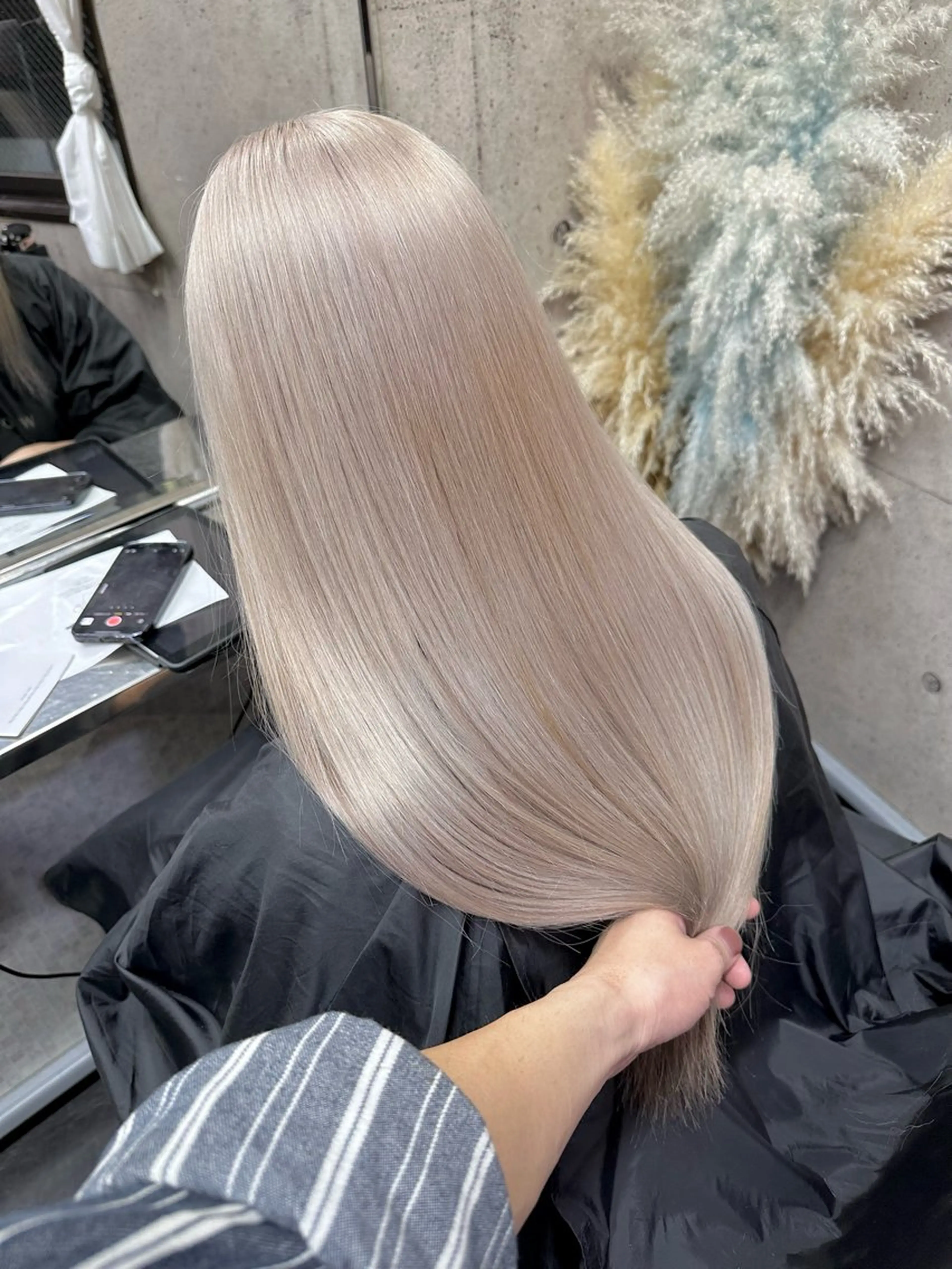 ロング カラー ヘアカラー トリートメント Be:arc【ビアーク】所属・⭕️ダメージレス特化 髪質改善🥇丸山憲人のヘアスタイル