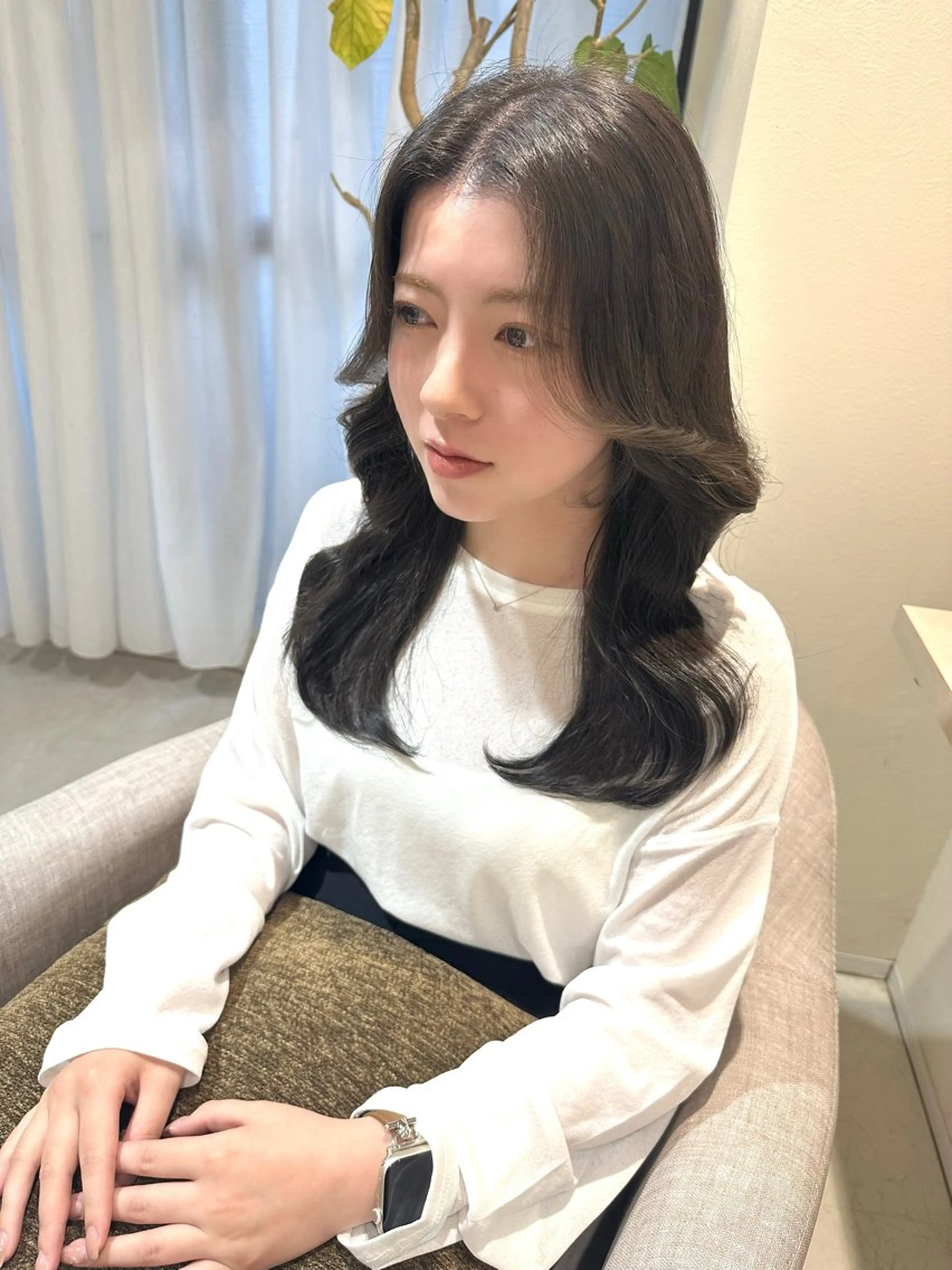 ロング カラー 松永 悠里のヘアスタイル