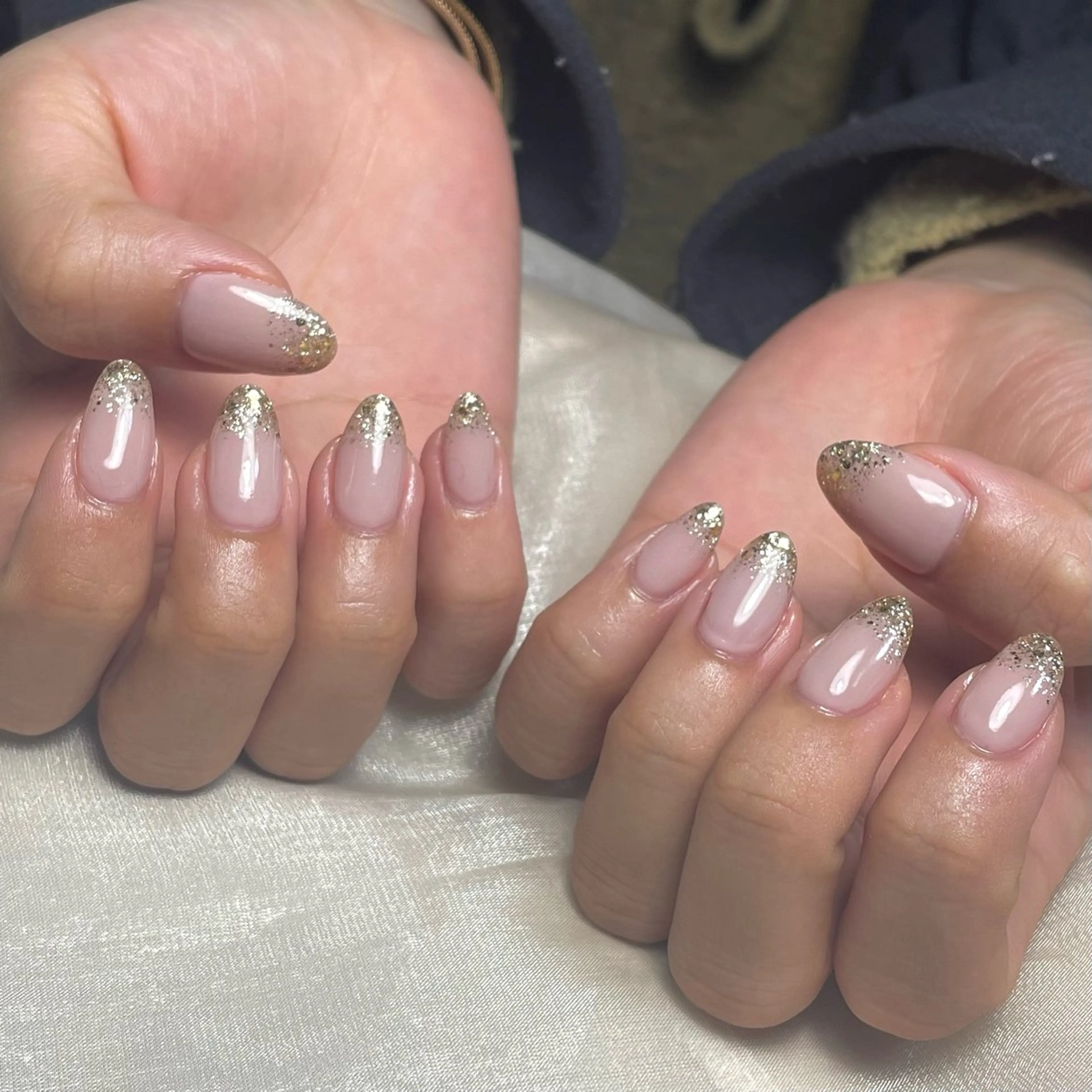 【ラメグラデーション】新規ソフトジェルオフ無料✨の写真