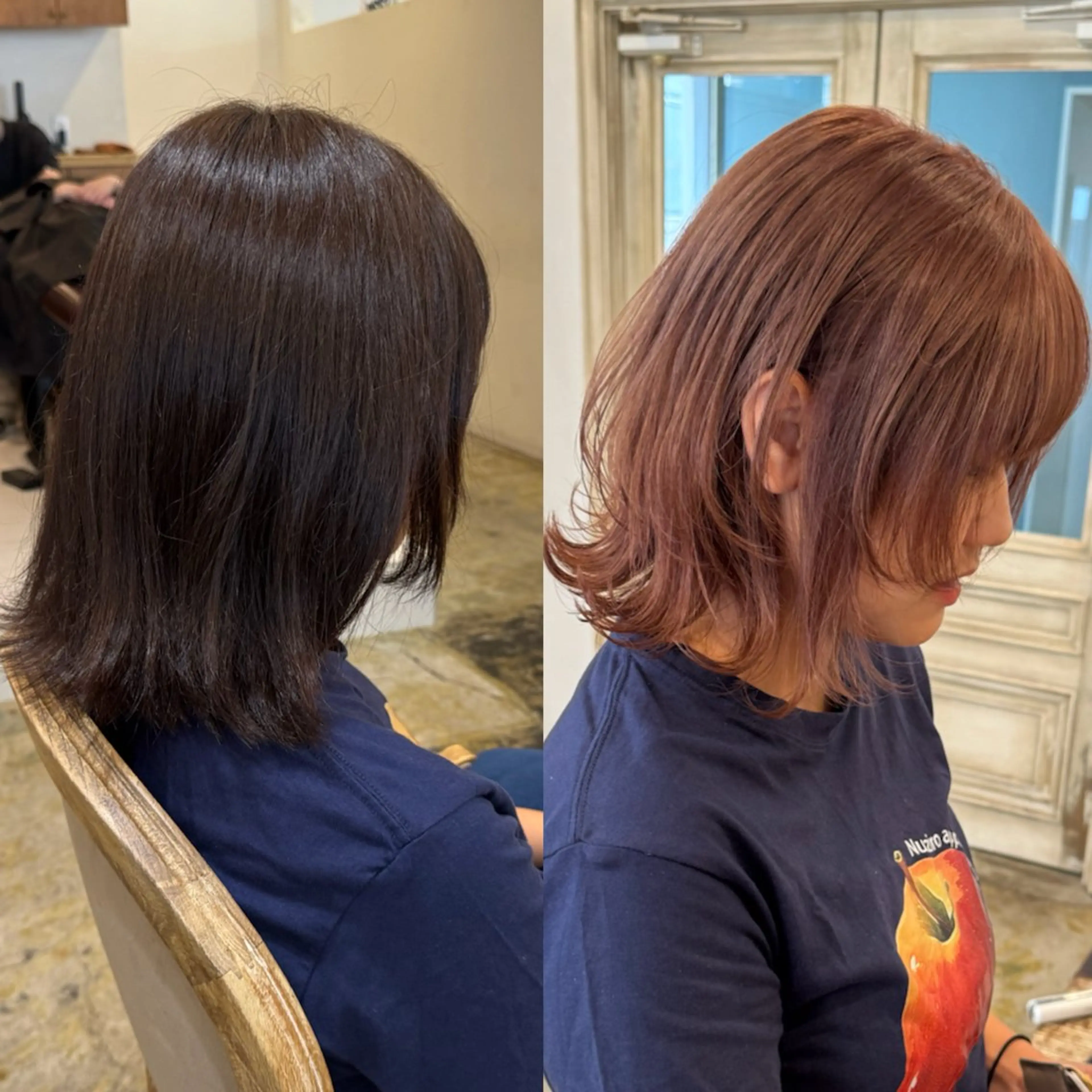 【✂️顔型で悩む方✂️】面長・丸顔カバー大人ボブ＆コーティングトリートメント￥1500の写真