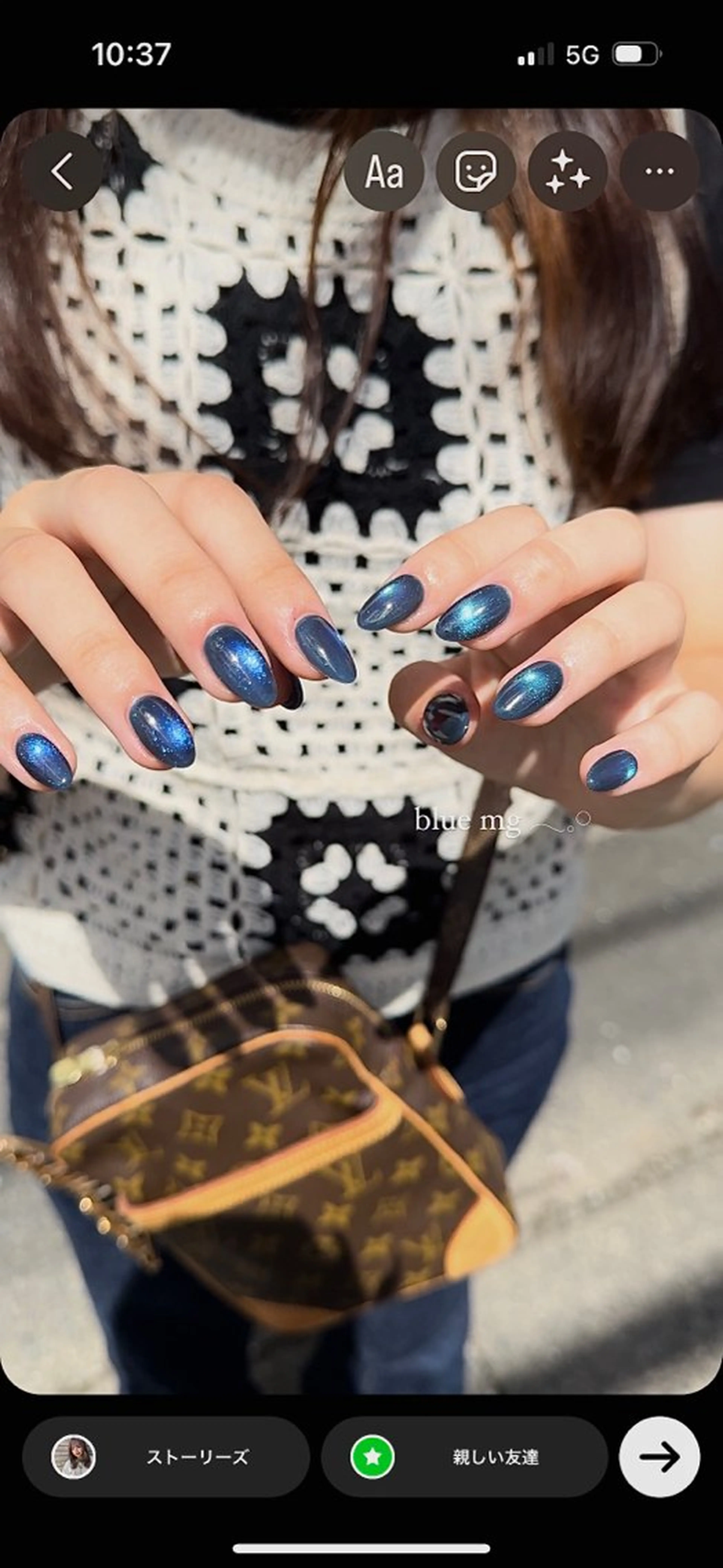 ネイル マグネットネイル ハンドネイル nailsalon  TORONのネイルデザイン