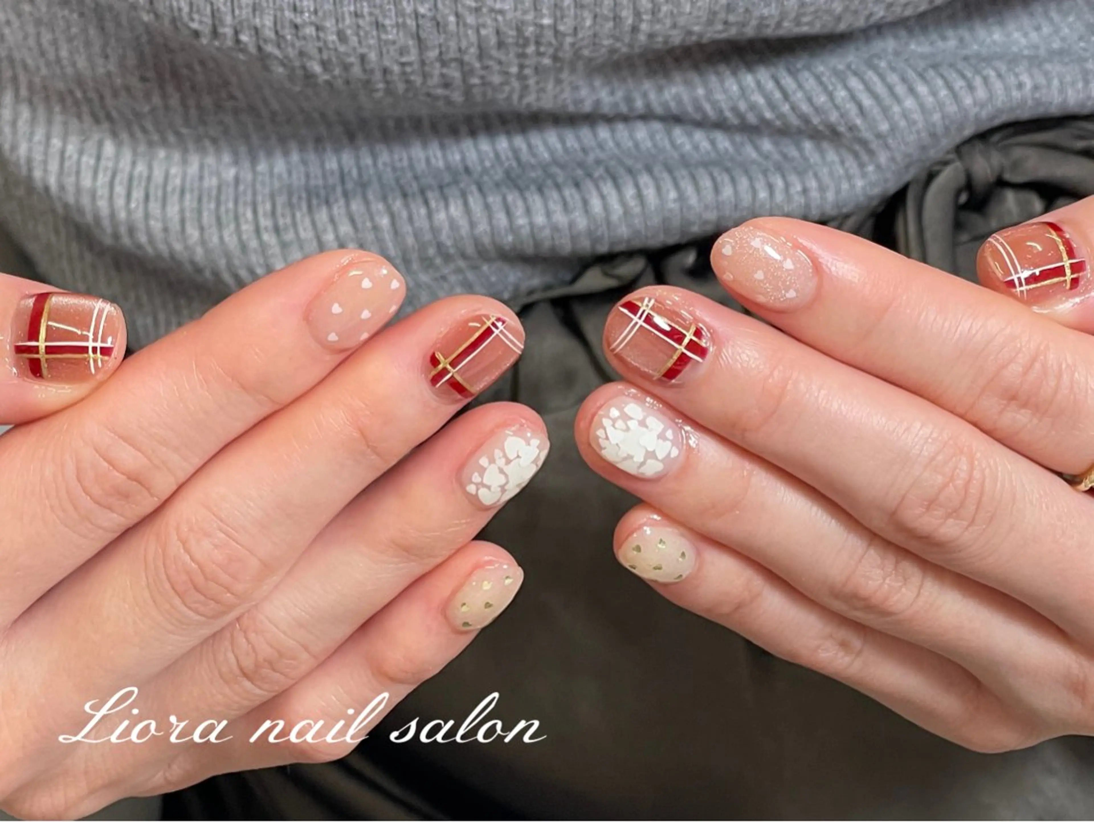 ネイル チークネイル フットネイル フレンチネイル ジェルネイル ガーリー ハンドネイル Liora nail スカルプ専門店のネイルデザイン