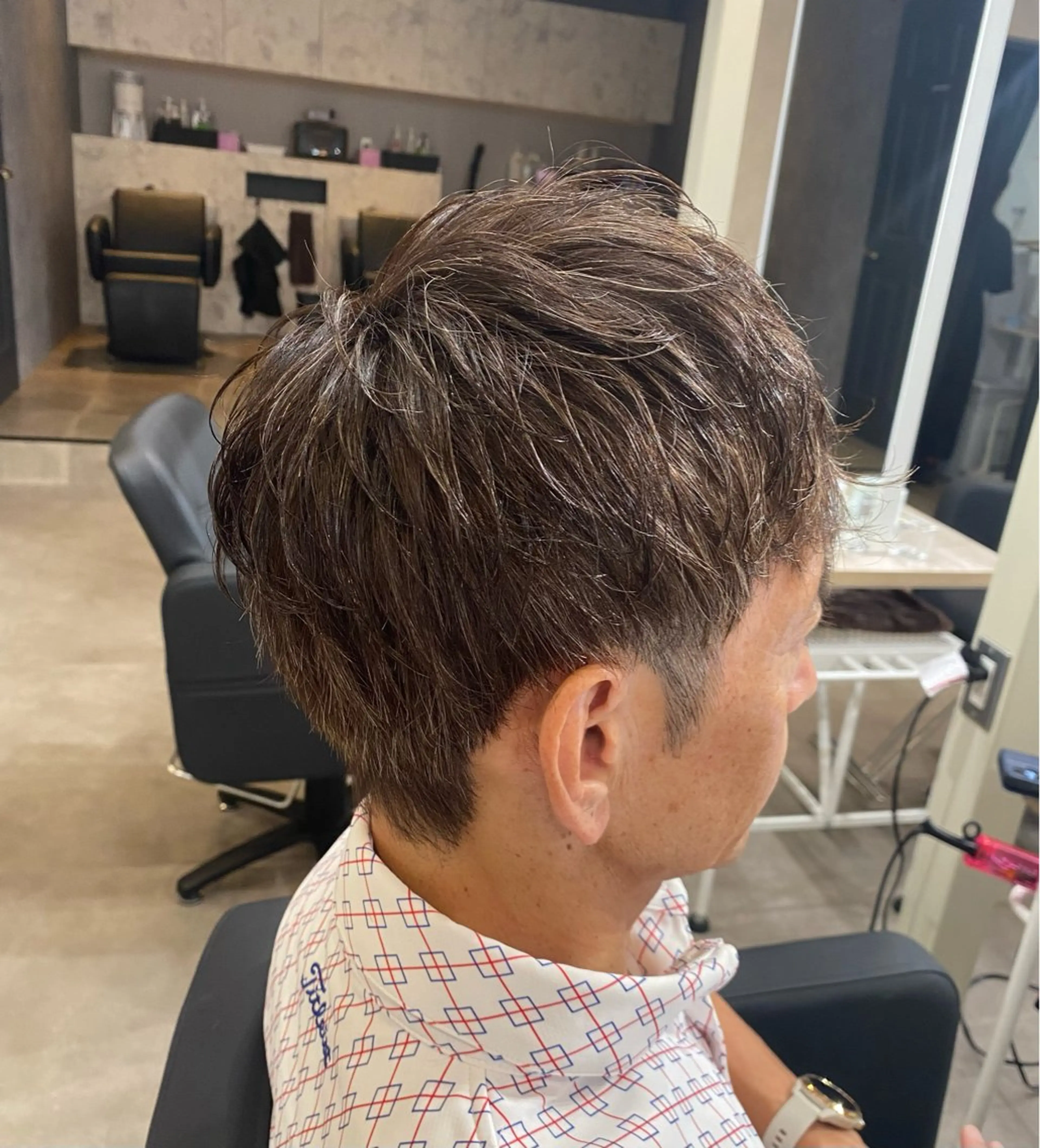 メンズ 刈り上げ 吉田 恋々音のヘアスタイル