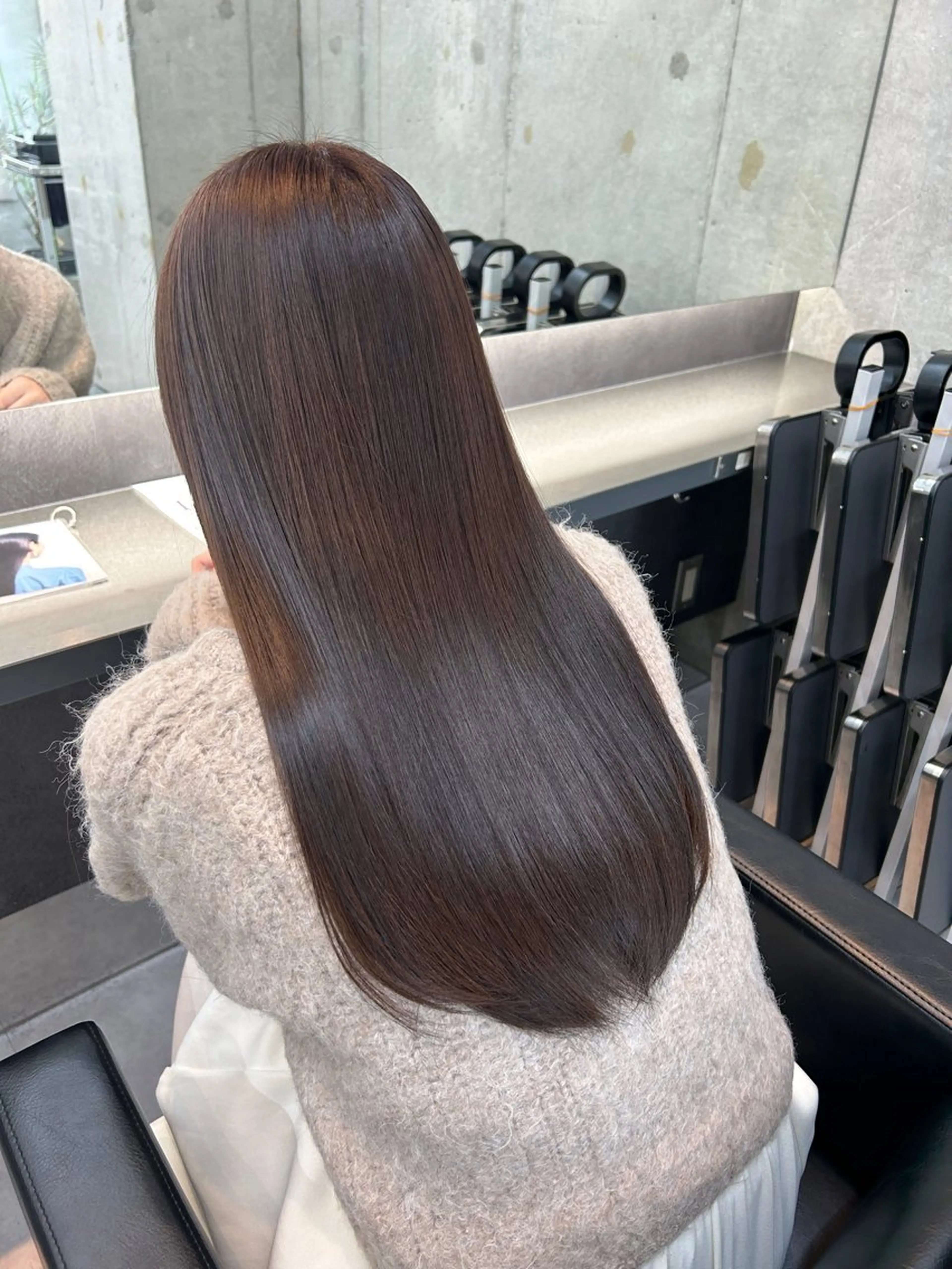 カット＋うる艶ケアカラー🩵🎀の写真