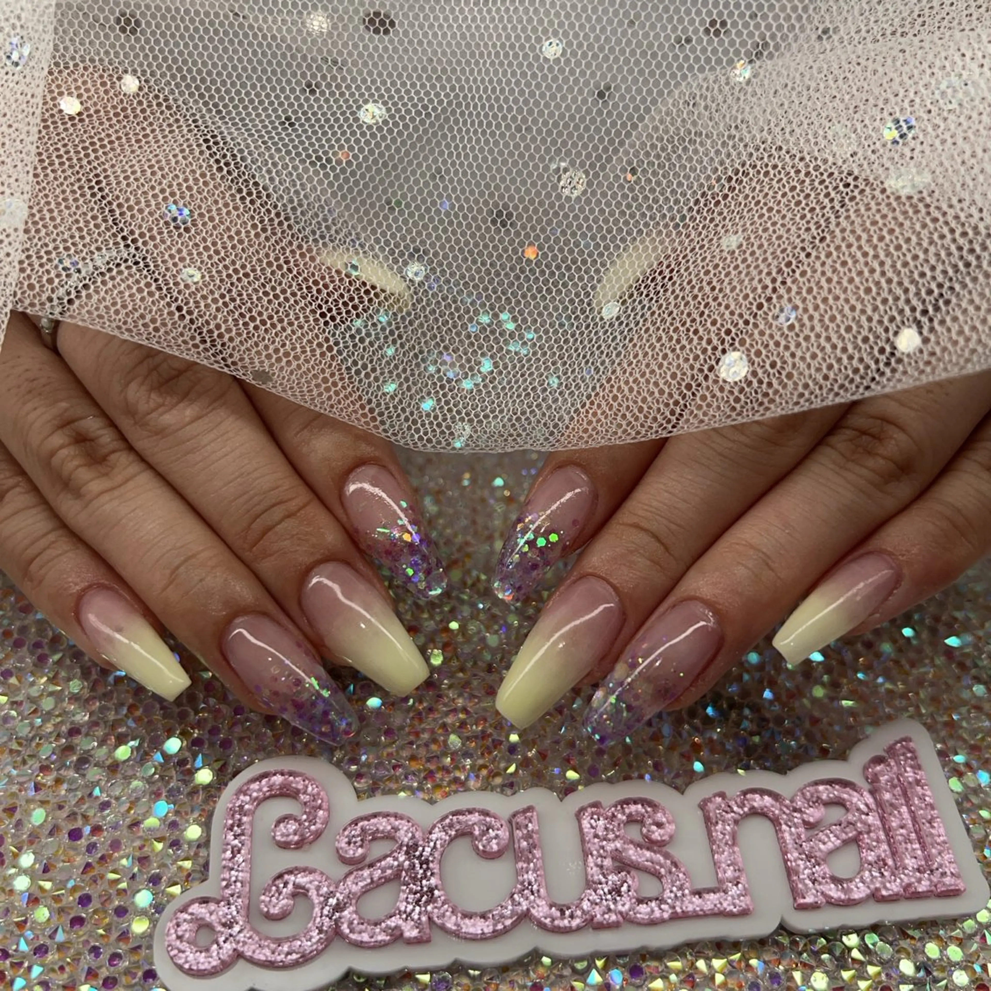 ネイル スカルプネイル シンプルネイル Nail Salon Lacusのネイルデザイン