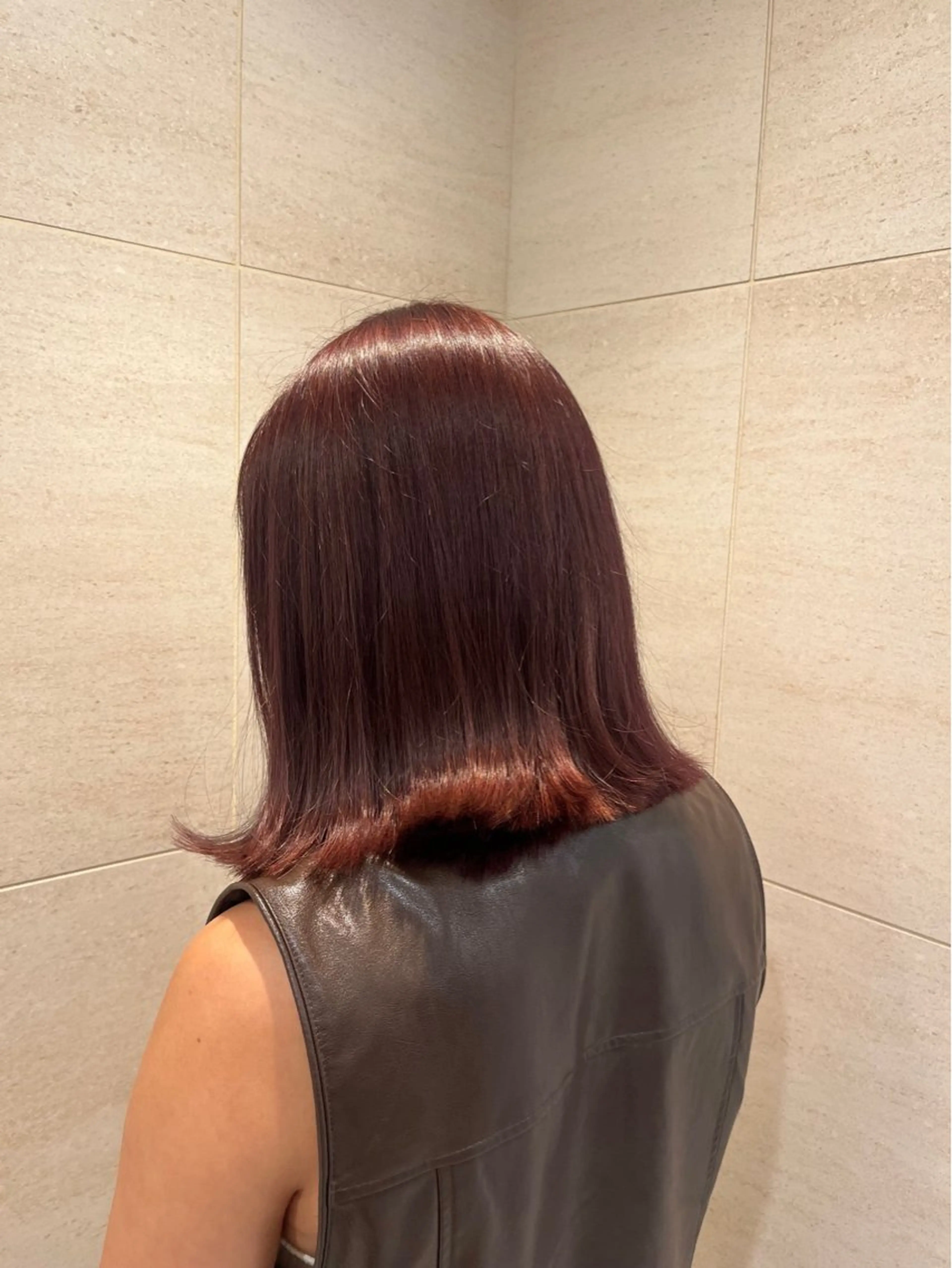 ミディアム カラー ブラウンカラー 新横浜CLOVER 本店🍀 鈴木 陽太のヘアスタイル