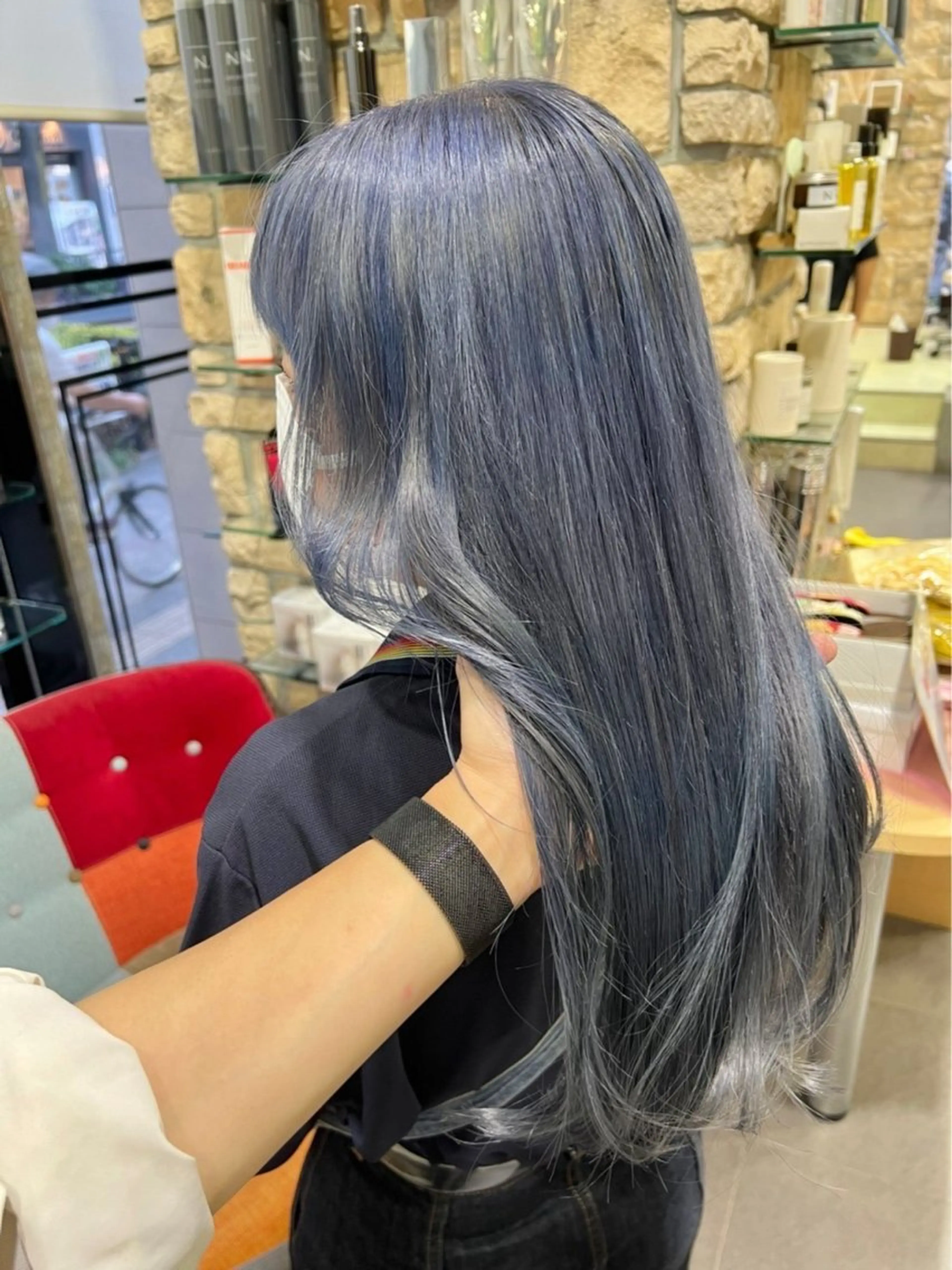 カラー ヘアカラー トリートメント 艶カラー/eye 🫧ྀི/栞のヘアスタイル