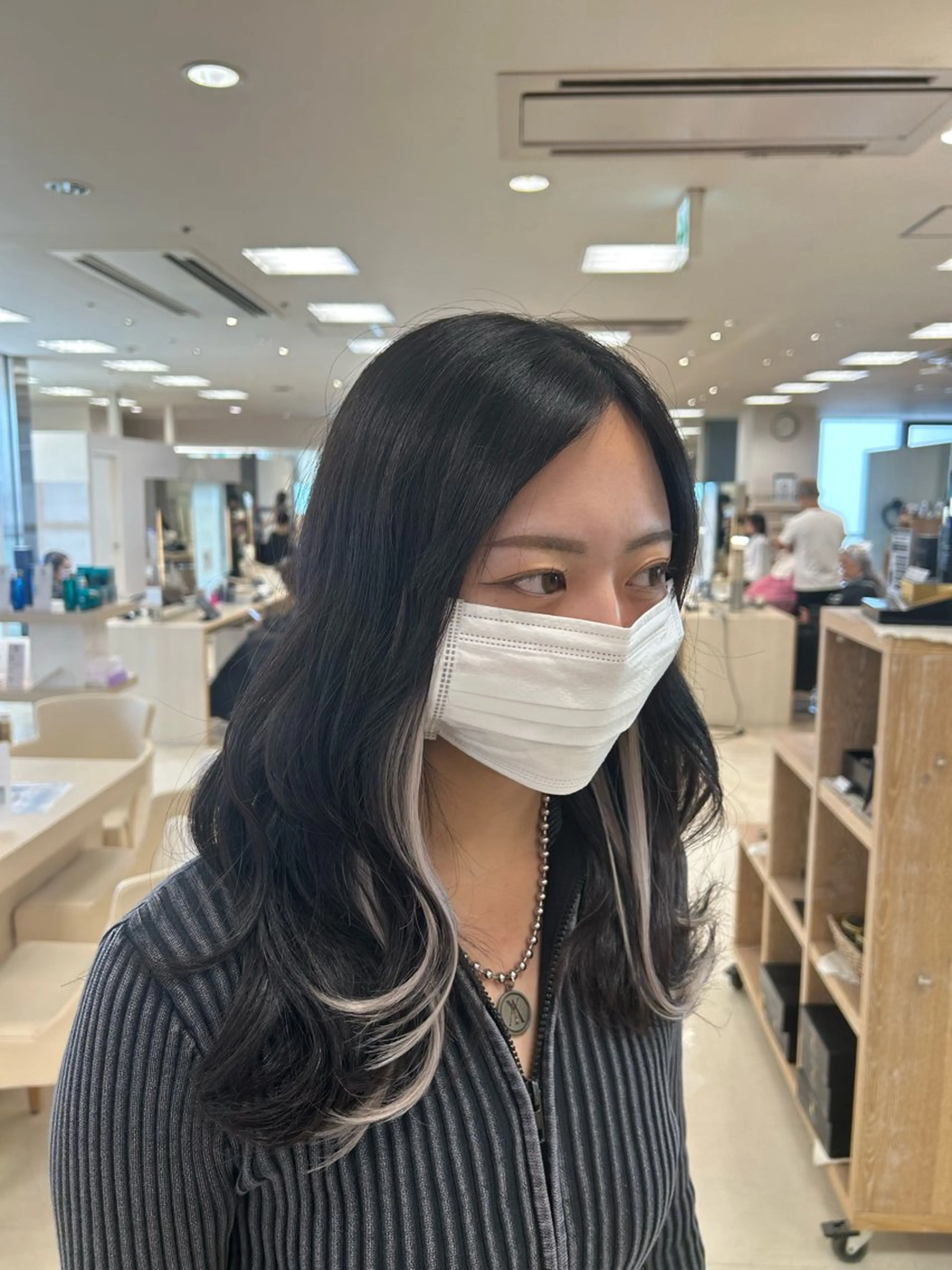 エクステ 💜暖色系カラー/ ブリーチカラー💜のヘアスタイル