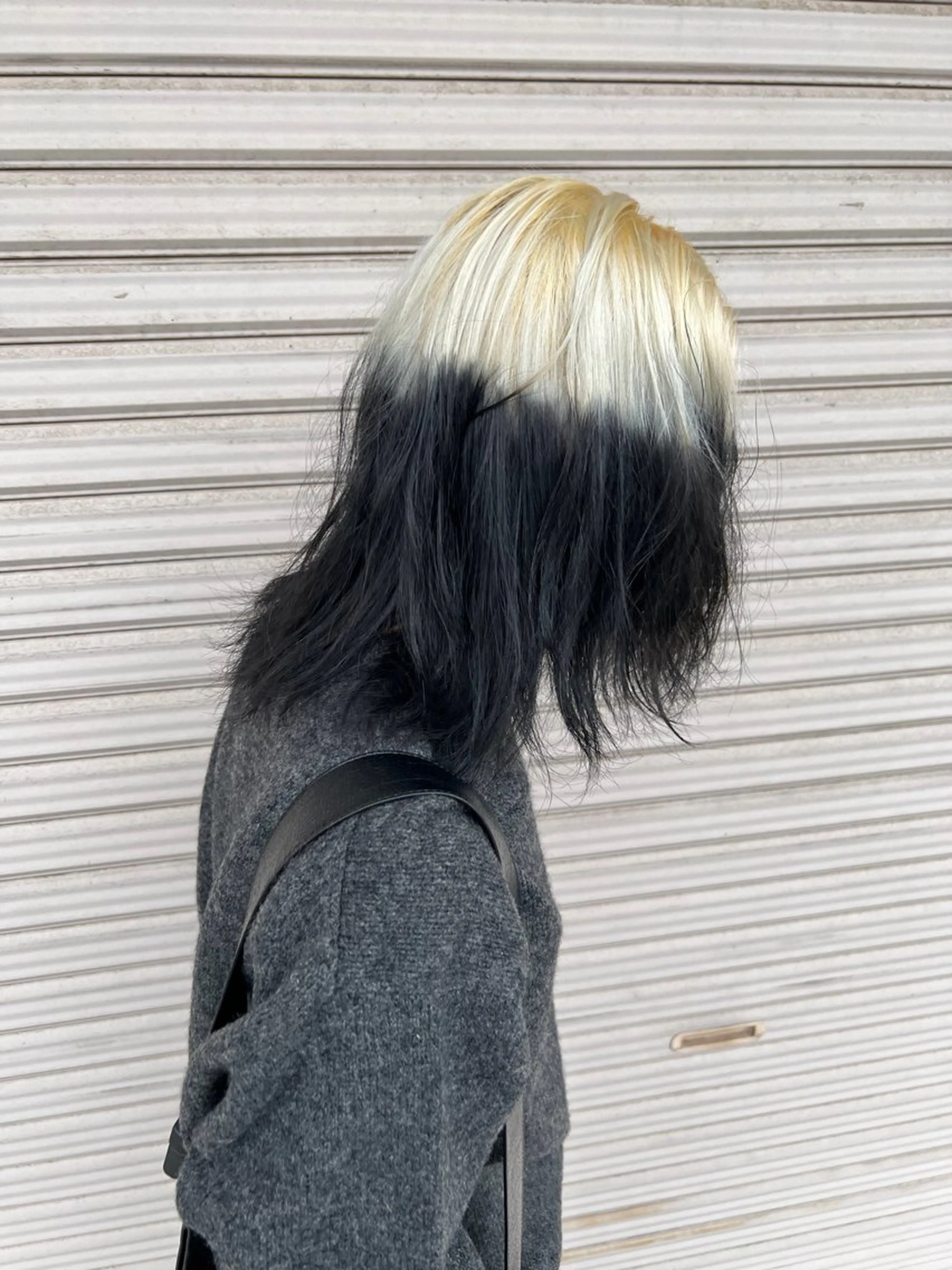 カラー メンズ 黒髪 グラデーションカラー ヘアカラー 艶カラー×デザイン カラー特化/値賀大樹のヘアスタイル