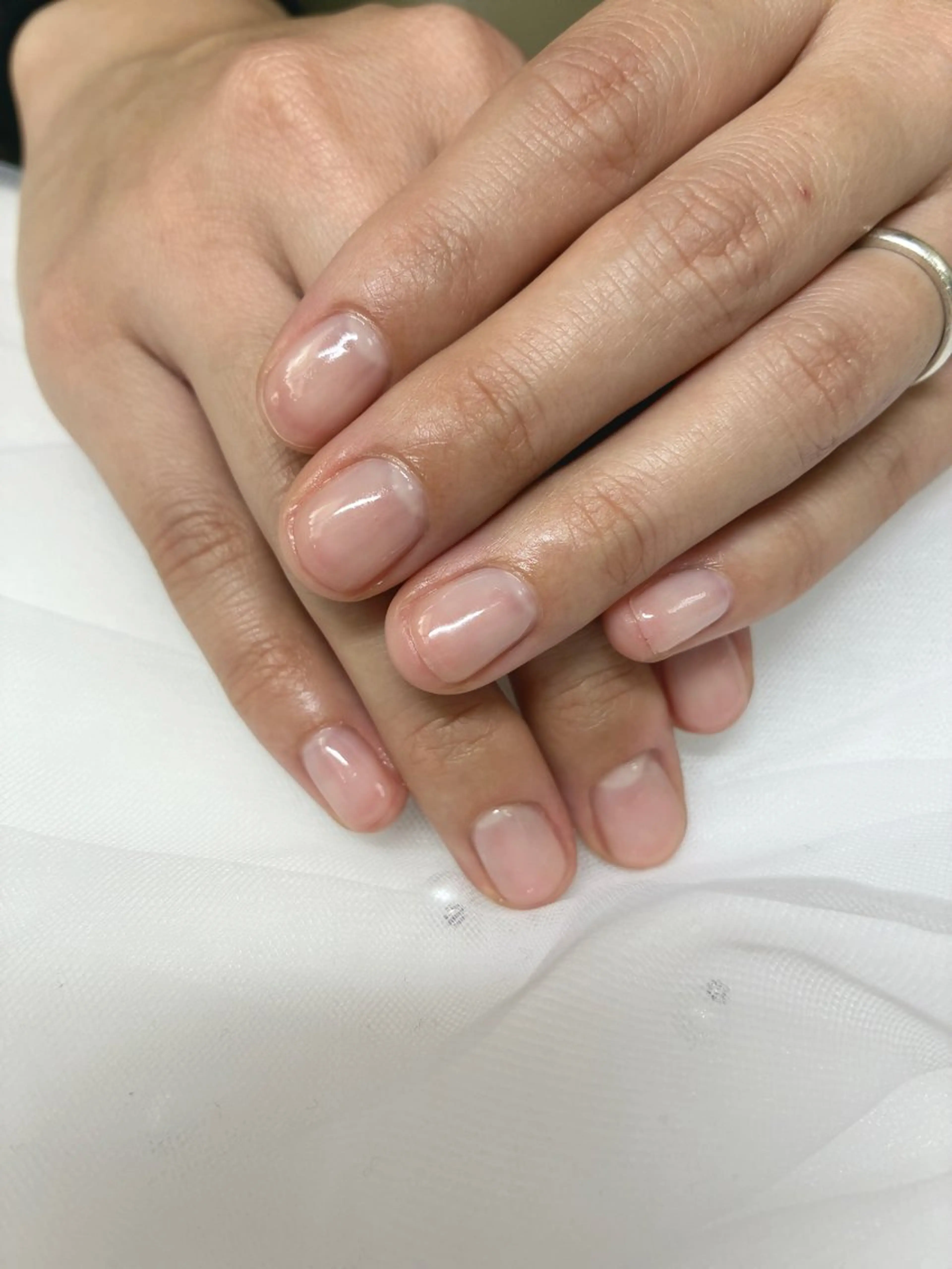 ネイル クリアネイル ハンドネイル アーユルヴェーダサロン ディヤーナ所属・miku jr nailstのネイルデザイン