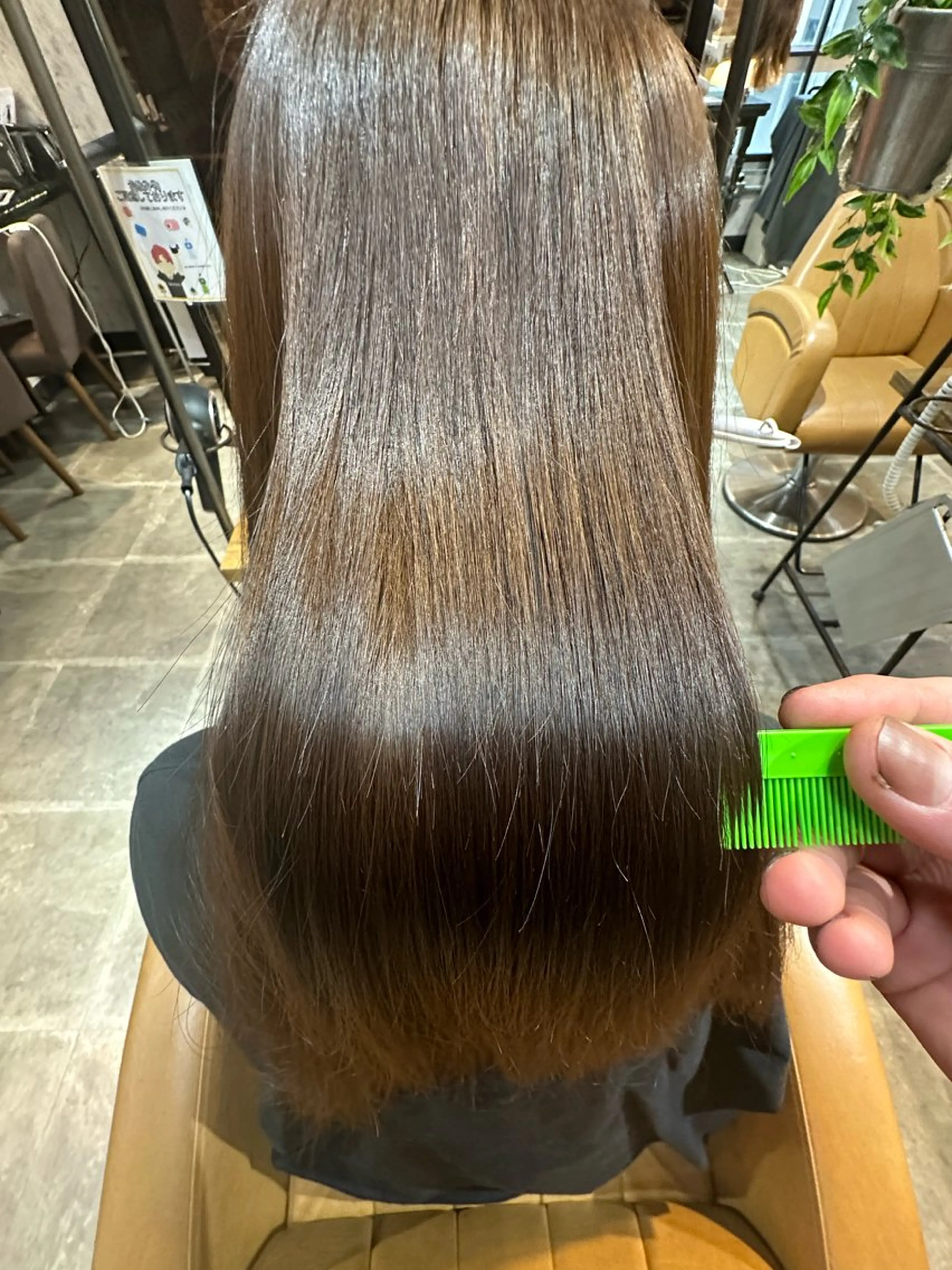 ロング パーマ カット 縮毛矯正 Lond rouge所属・💚銀座/ボブ /ショート/芦川💚のヘアスタイル