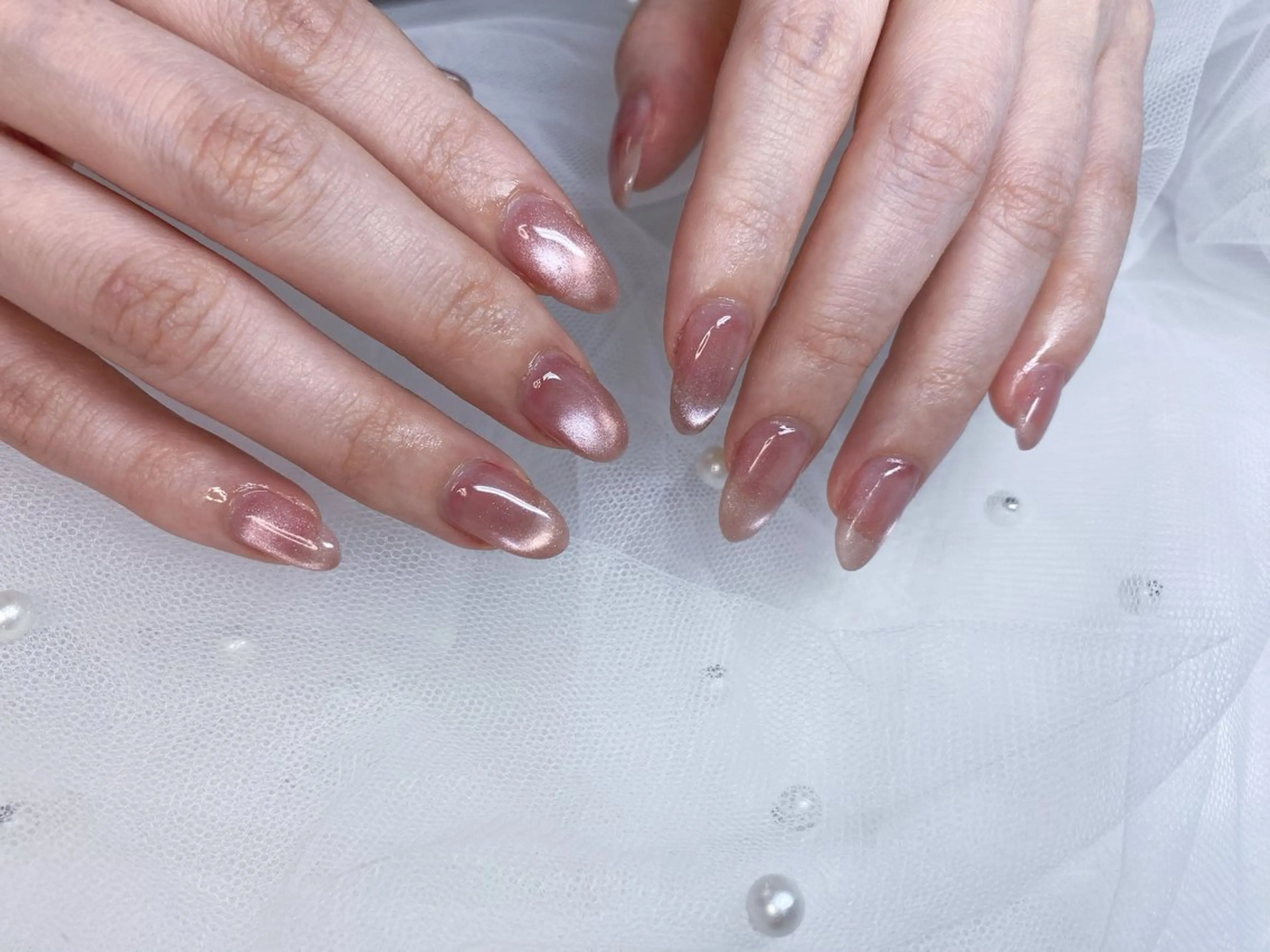 ネイル ピンク ハンドネイル フットネイル Epokku ネイルサロンのネイルデザイン