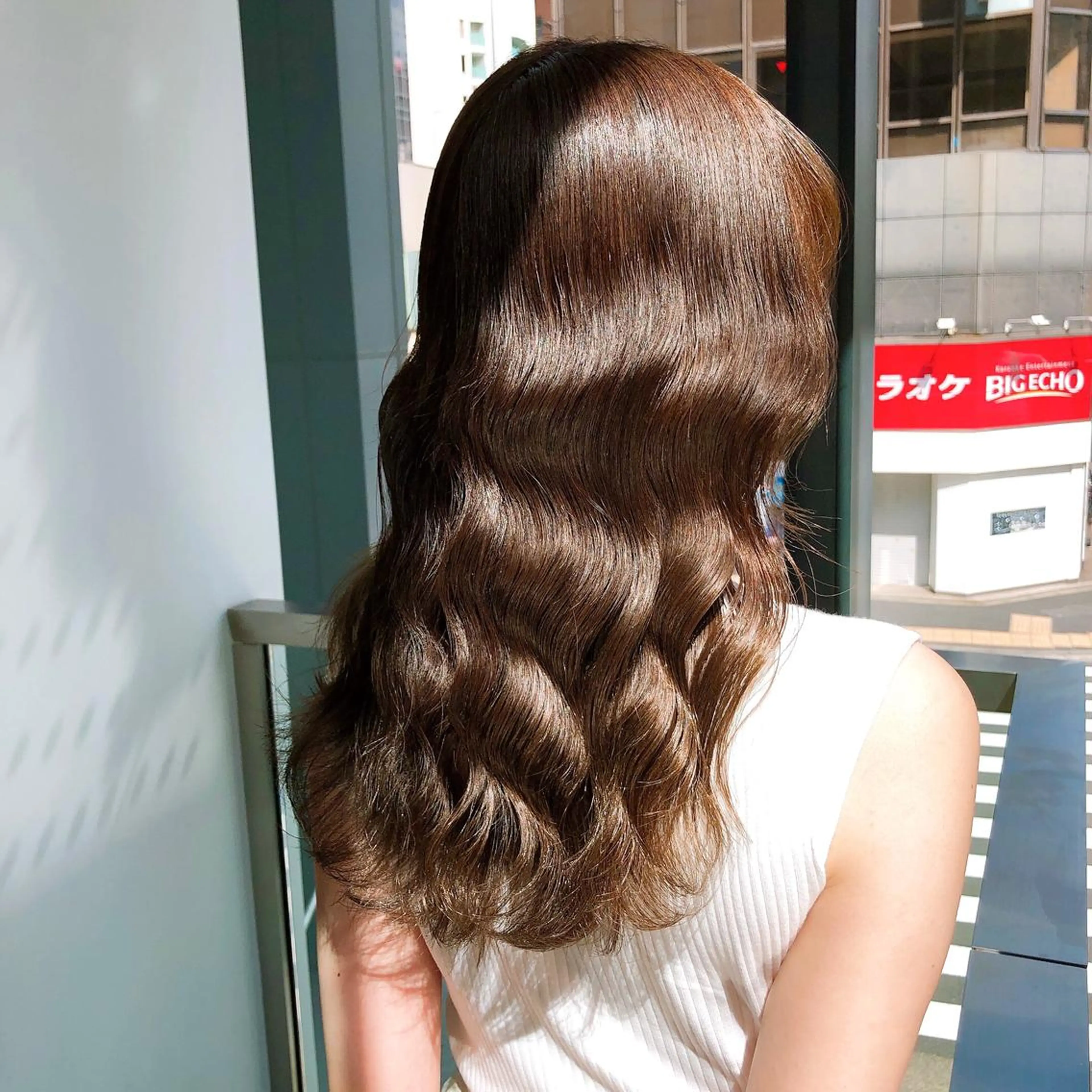 セミロング 髪質改善/艶カラー 前川南のヘアスタイル
