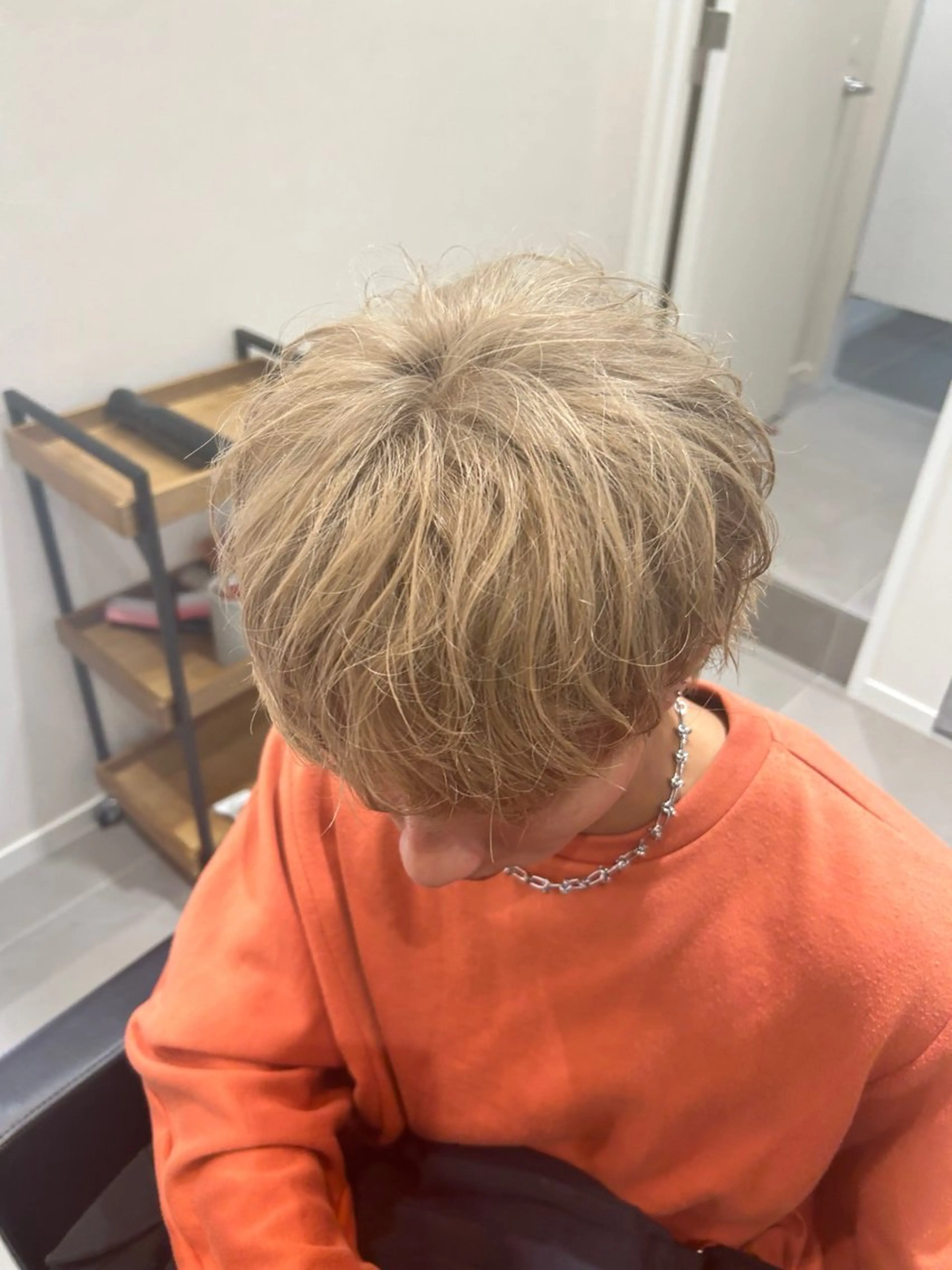 メンズ メンズブリーチ マッシュ おおがくみゆ🦙🍊 ‪‪⭐️池袋のヘアスタイル