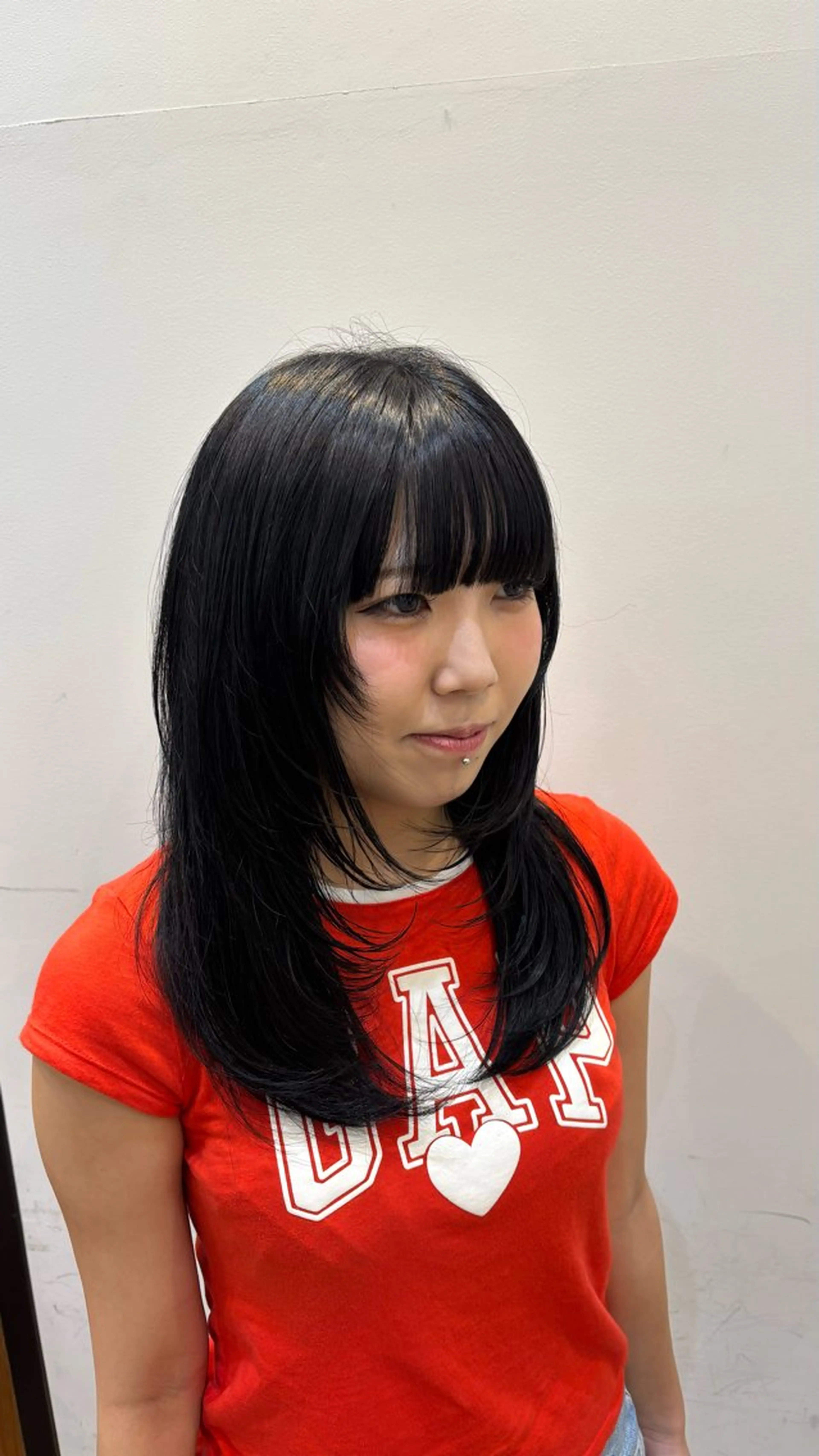 セミロング ヘアカラー 戸塚 竣太のヘアスタイル