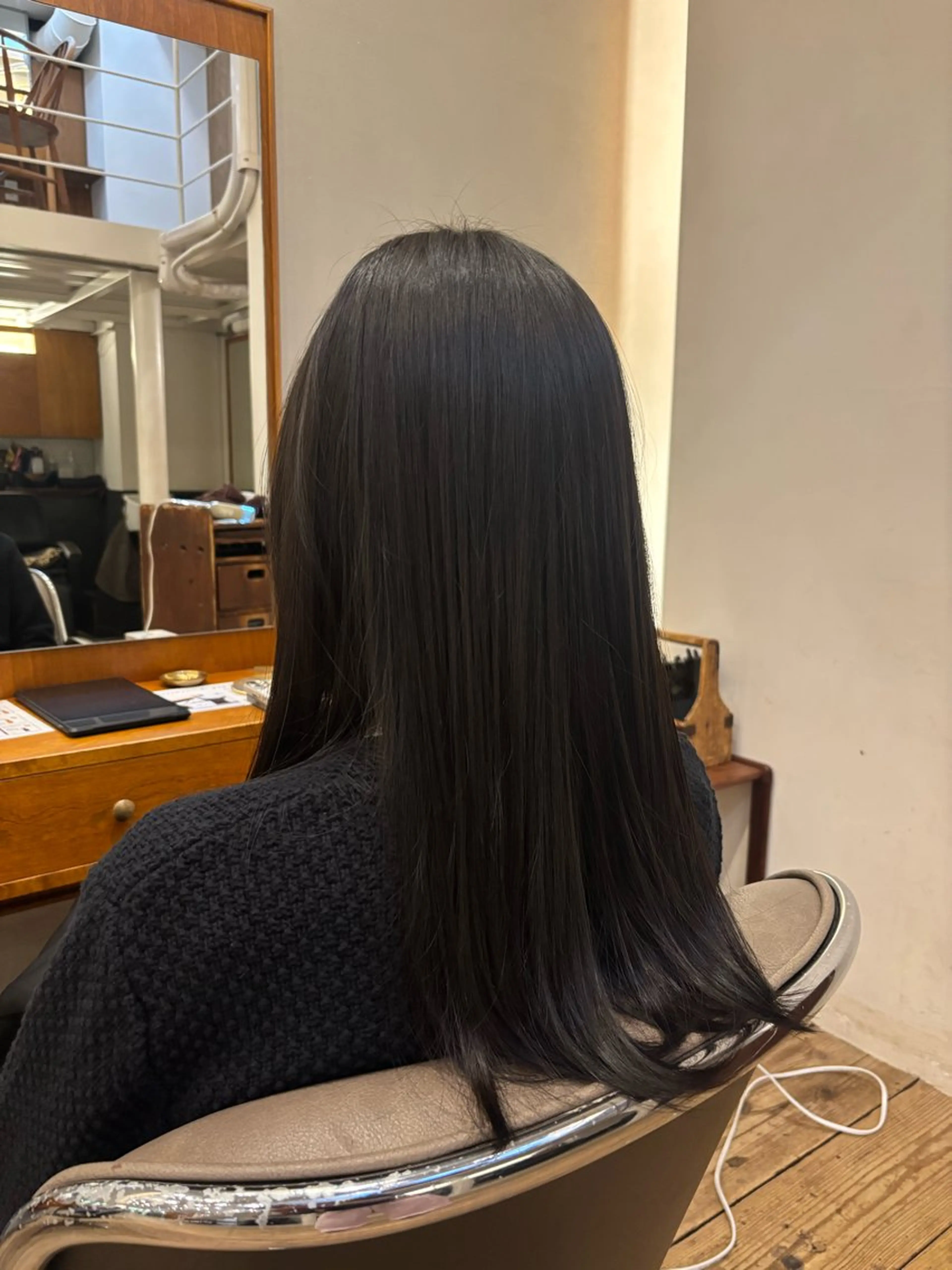 ミディアム ヘアカラー トリートメント 似合わせ透明感カラー ／emiのヘアスタイル