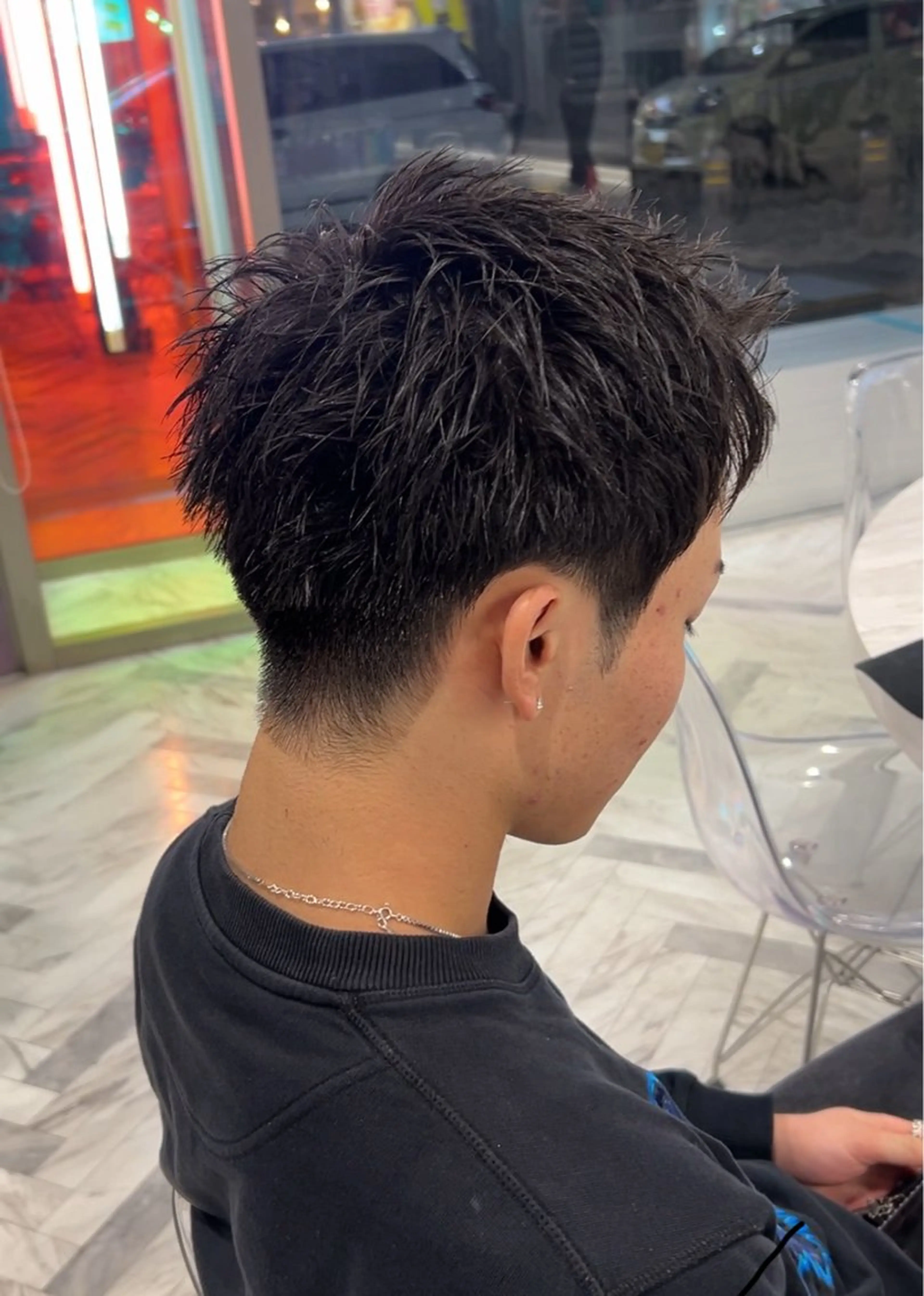 『大人気短髪パーマ』🦔スパイキー×ピンパーマ🦔の写真