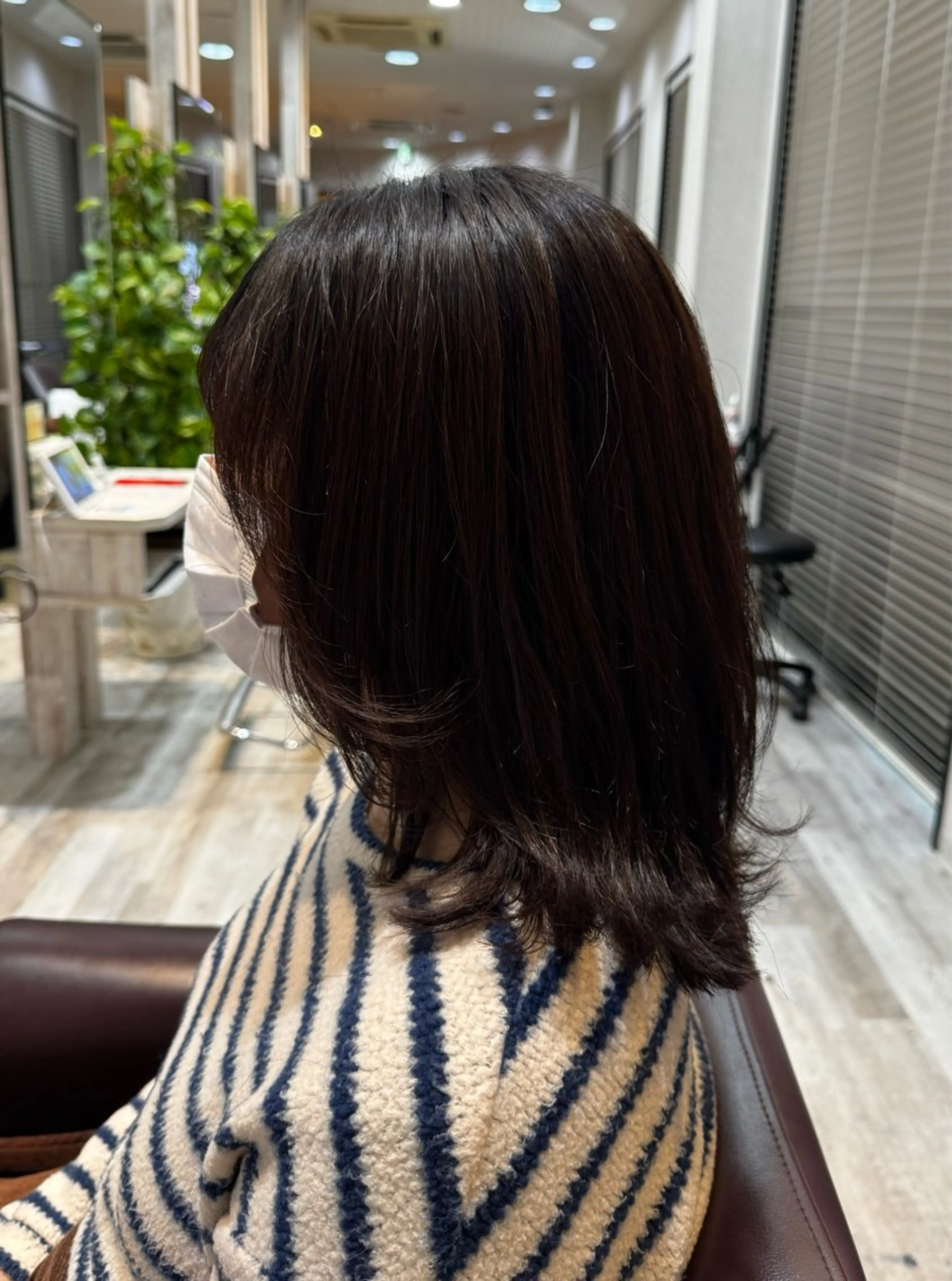 ミディアム 北川 栞菜のヘアスタイル