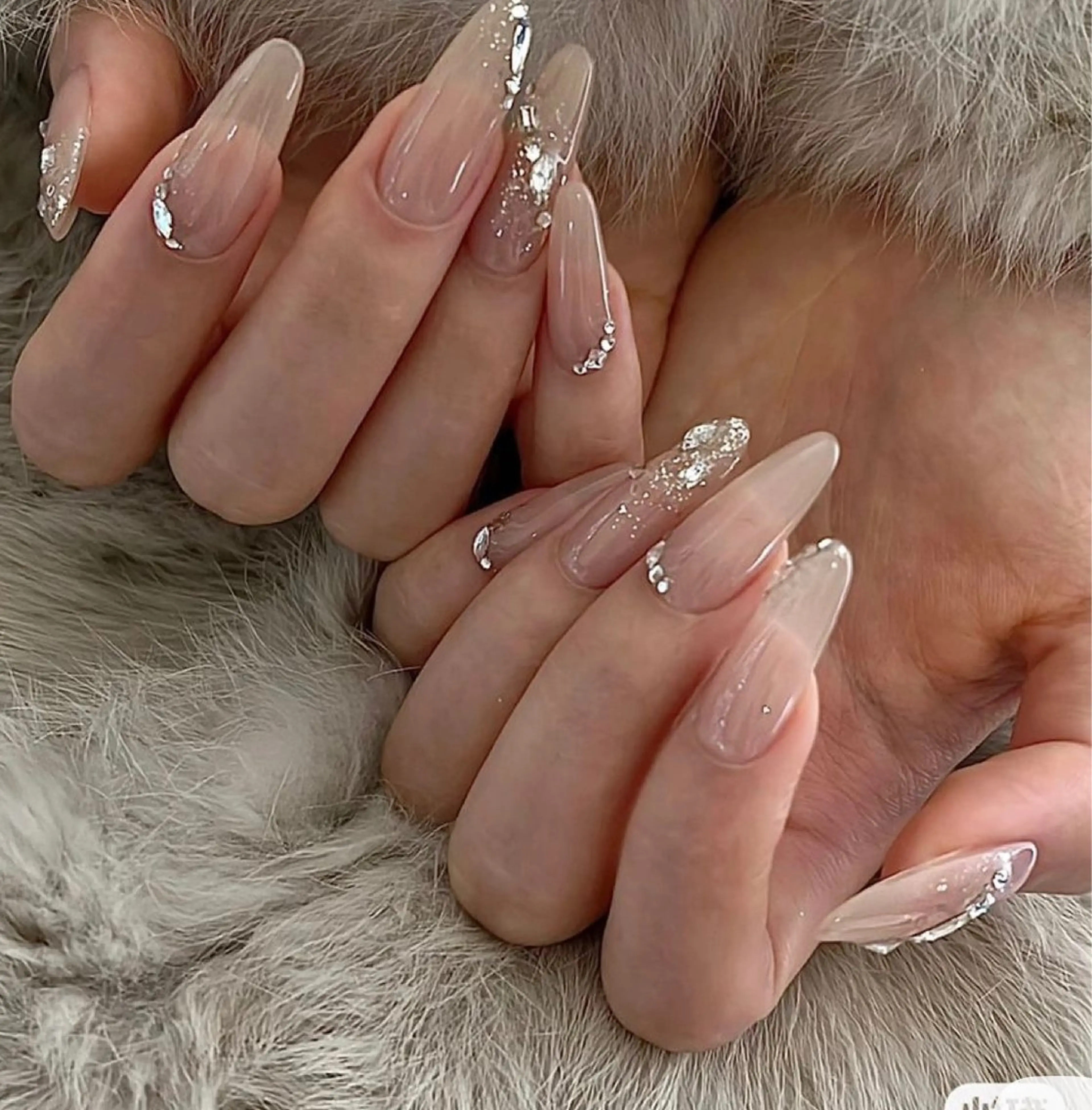 ネイル アートネイル 長さ出し フットネイル フレンチネイル ジェルネイル Kawaii Nail Salon所属・YURI NAIL NARITAのネイルデザイン