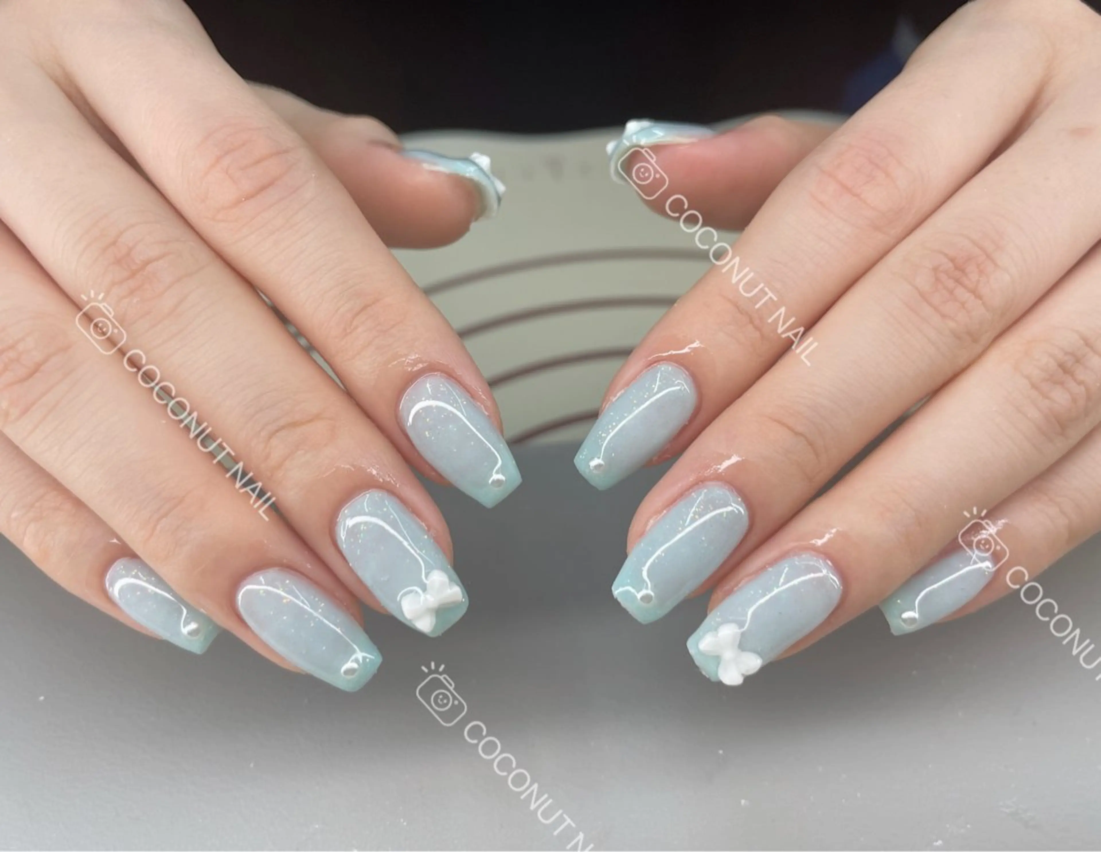ネイル ハンドネイル 神田 ココナッツのネイルデザイン