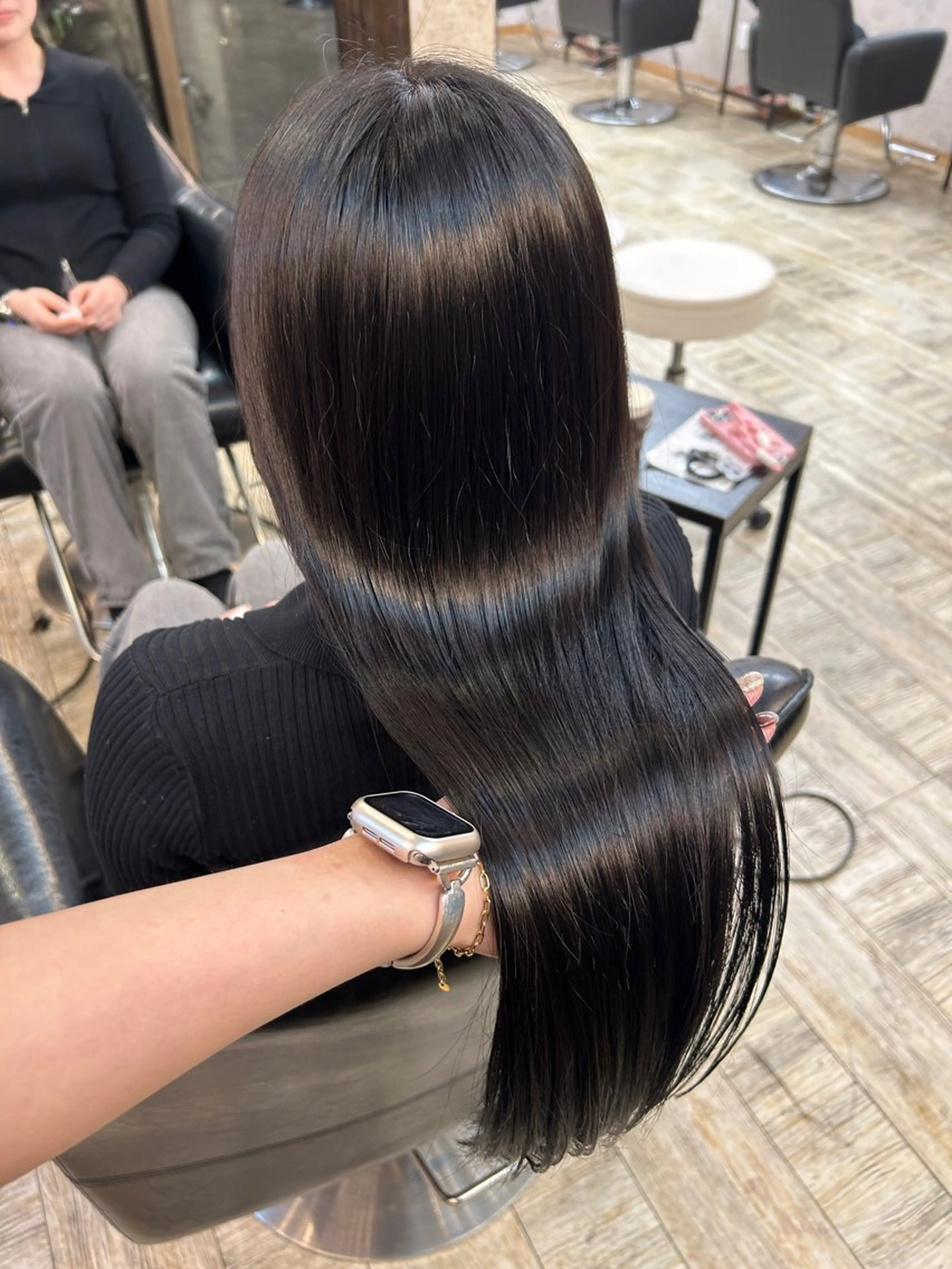 ロング パーマ カット 縮毛矯正 トリートメント 🌻柳谷 心渚🌻のヘアスタイル