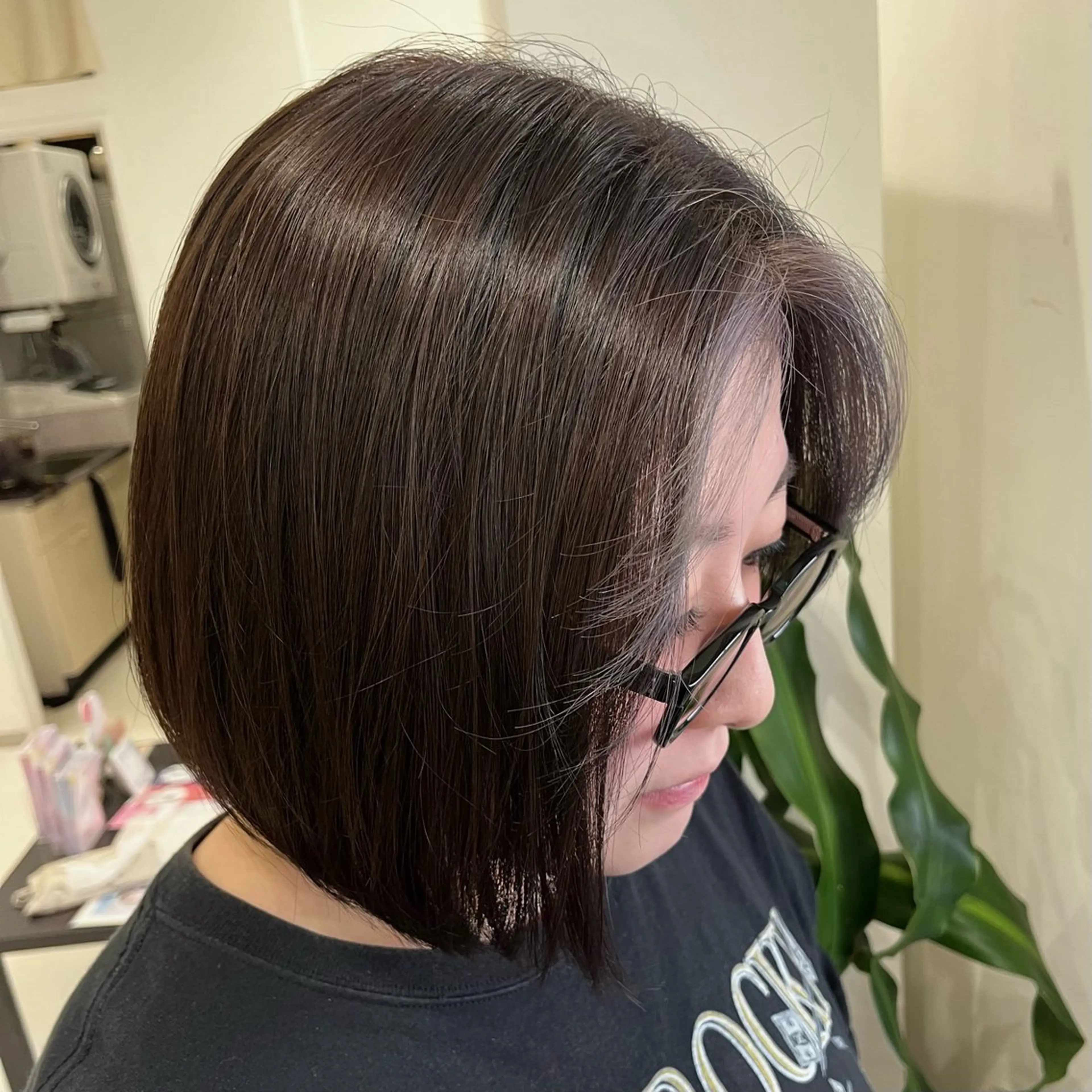 カラー ミストバング  フェイスフレーミング KISEI ふうかのヘアスタイル