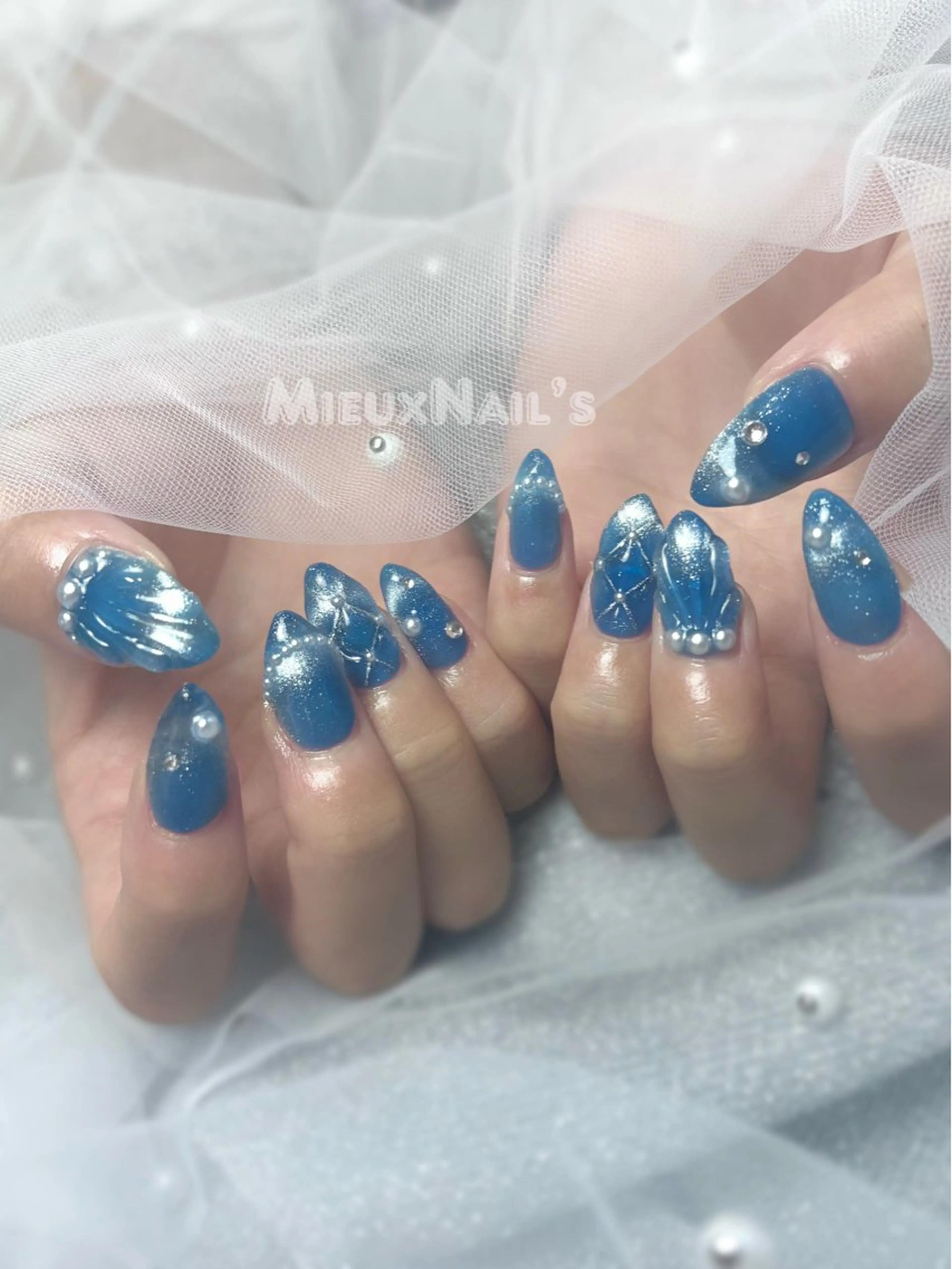 ネイル Miyu❤️‍🔥 Mieuxnailsのネイルデザイン