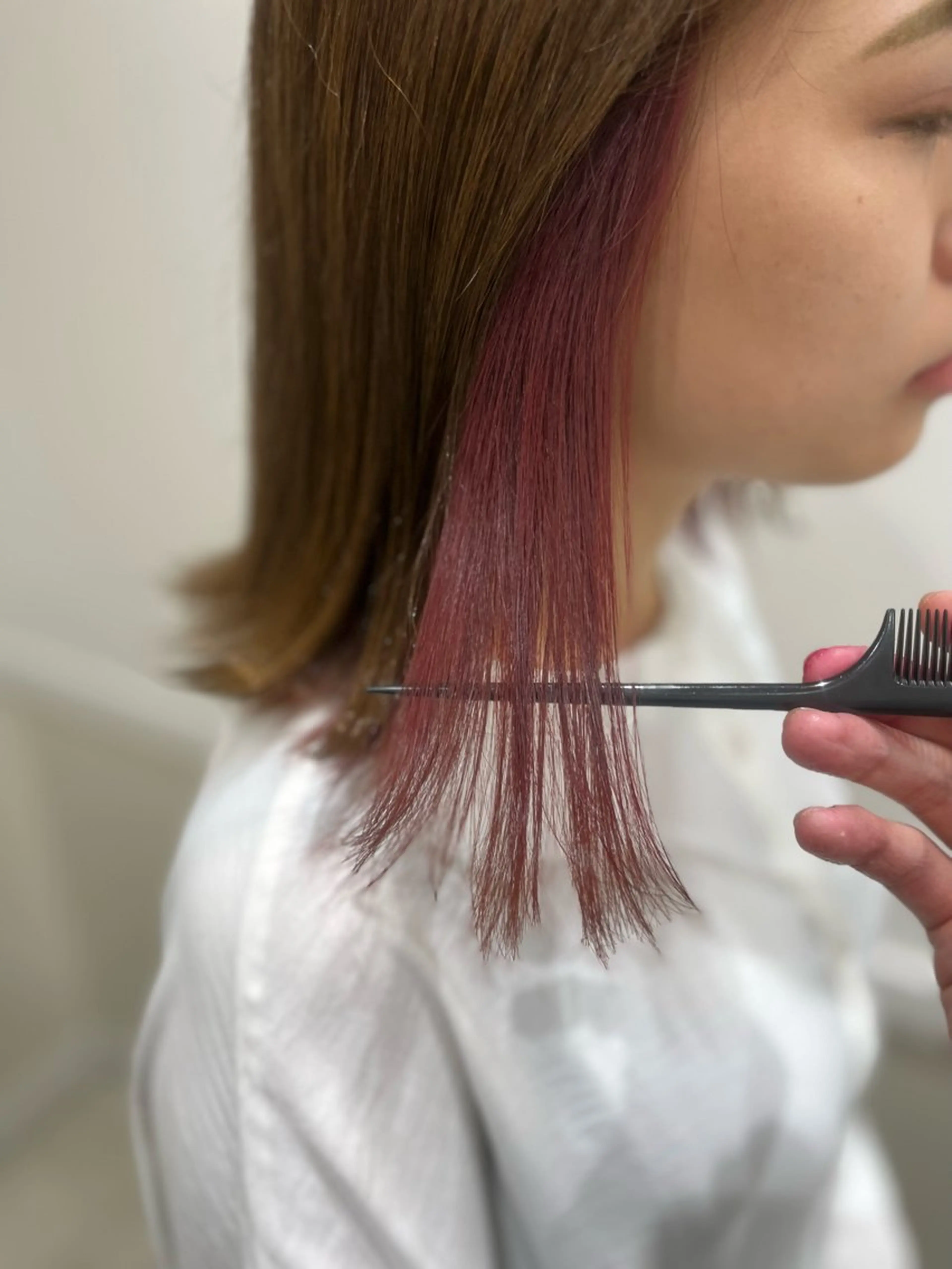 カラー ブリーチ ブリーチなしカラー 髪質改善 ヘアカラー トリートメント Go   Today シェアサロン　横浜店所属・【ただの天才 🎨】のヘアスタイル