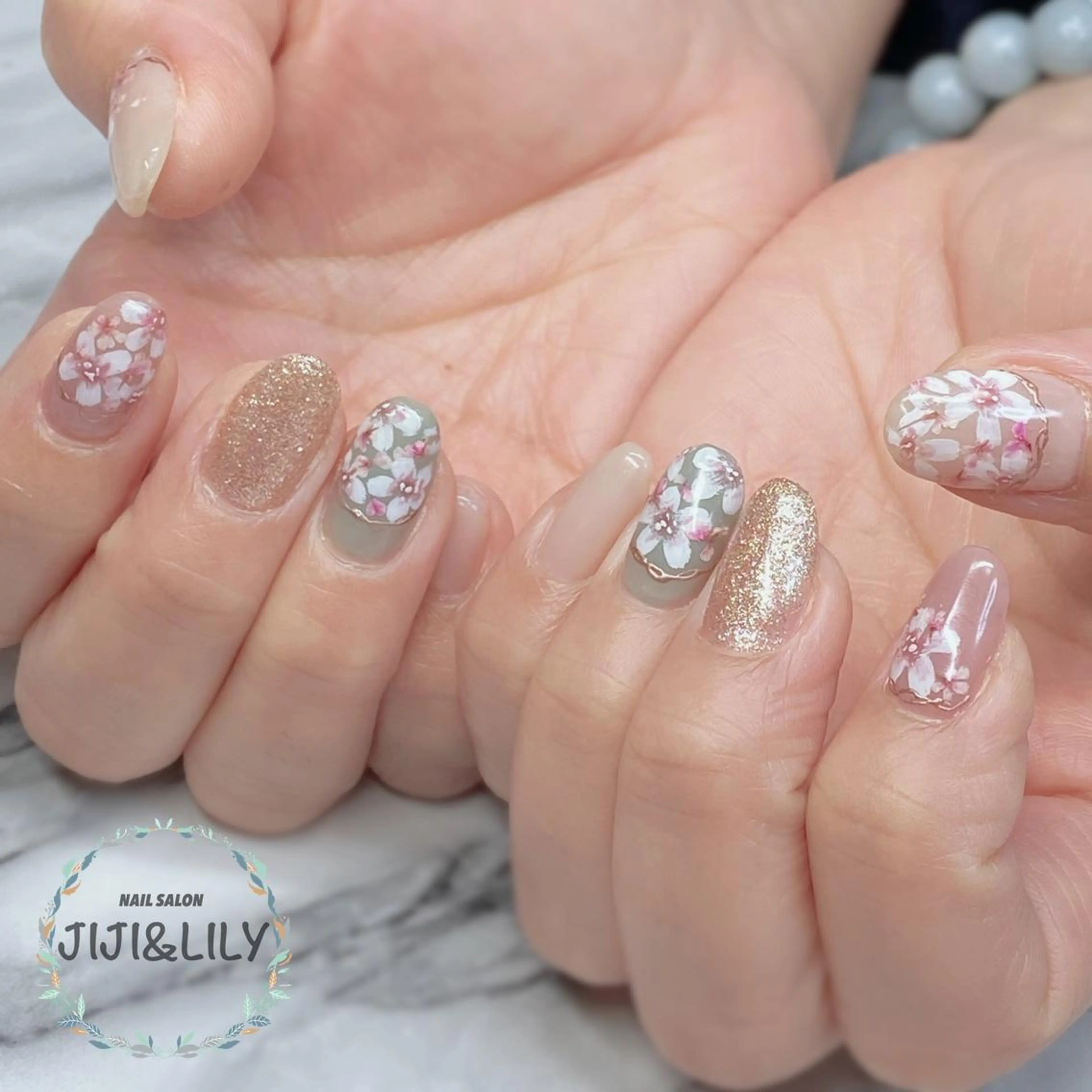 ネイル 桜ネイル 豊田 圭子のネイルデザイン