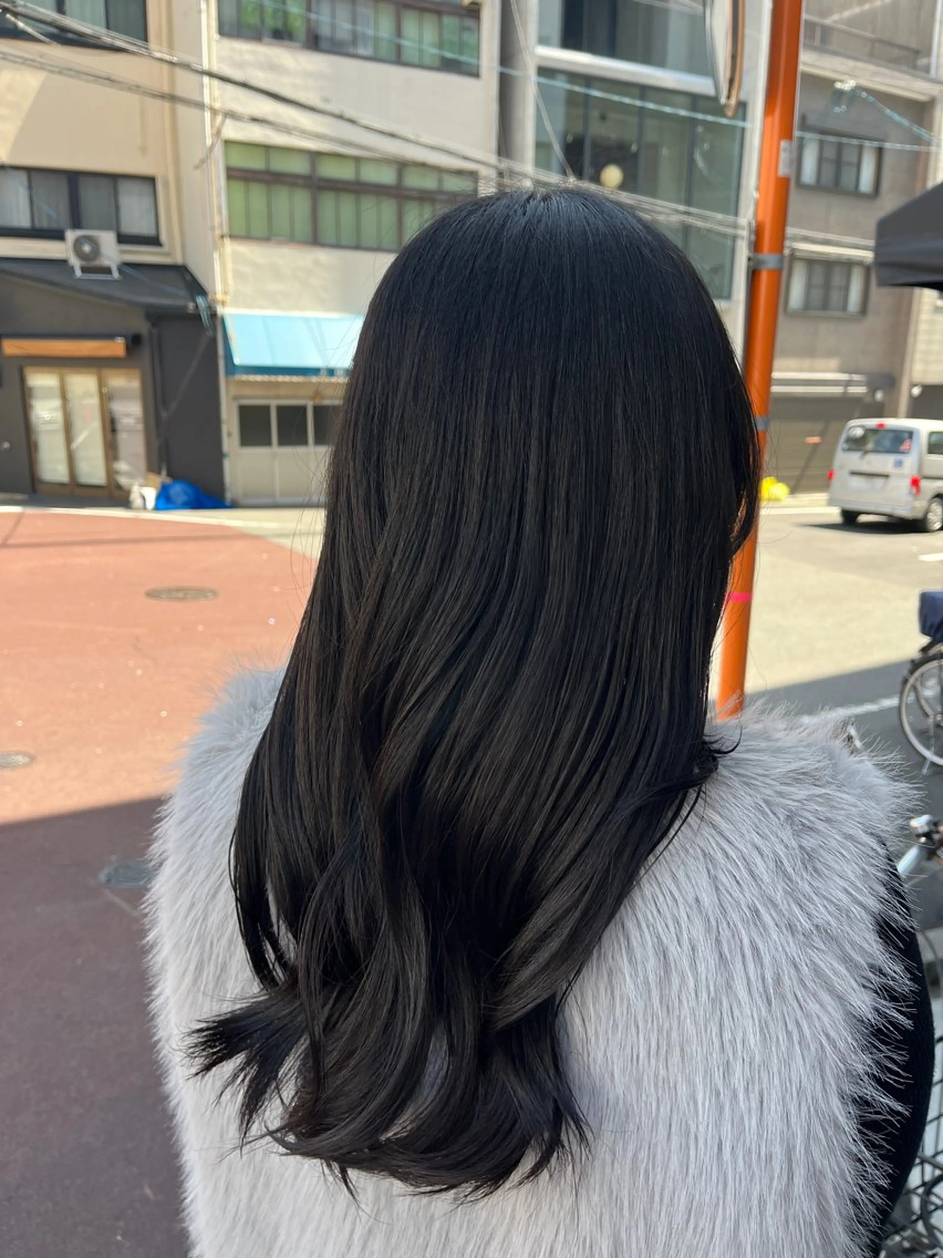 ロング カラー アッシュ ダークアッシュ 天王寺美容室/カット モデル募集/miiaのヘアスタイル