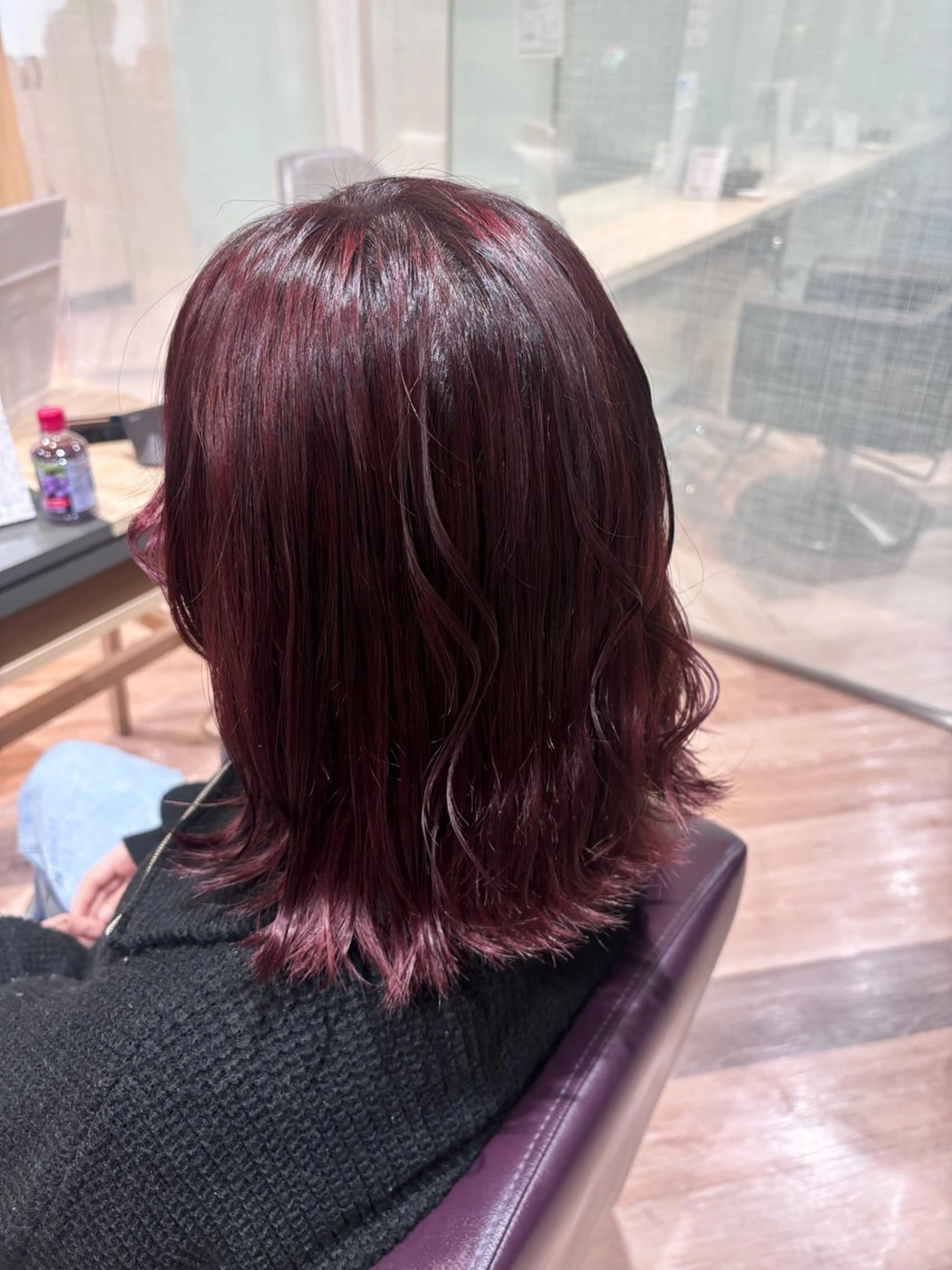 ミディアム ヘアカラー トリートメント 艶カラー💞 amiのヘアスタイル