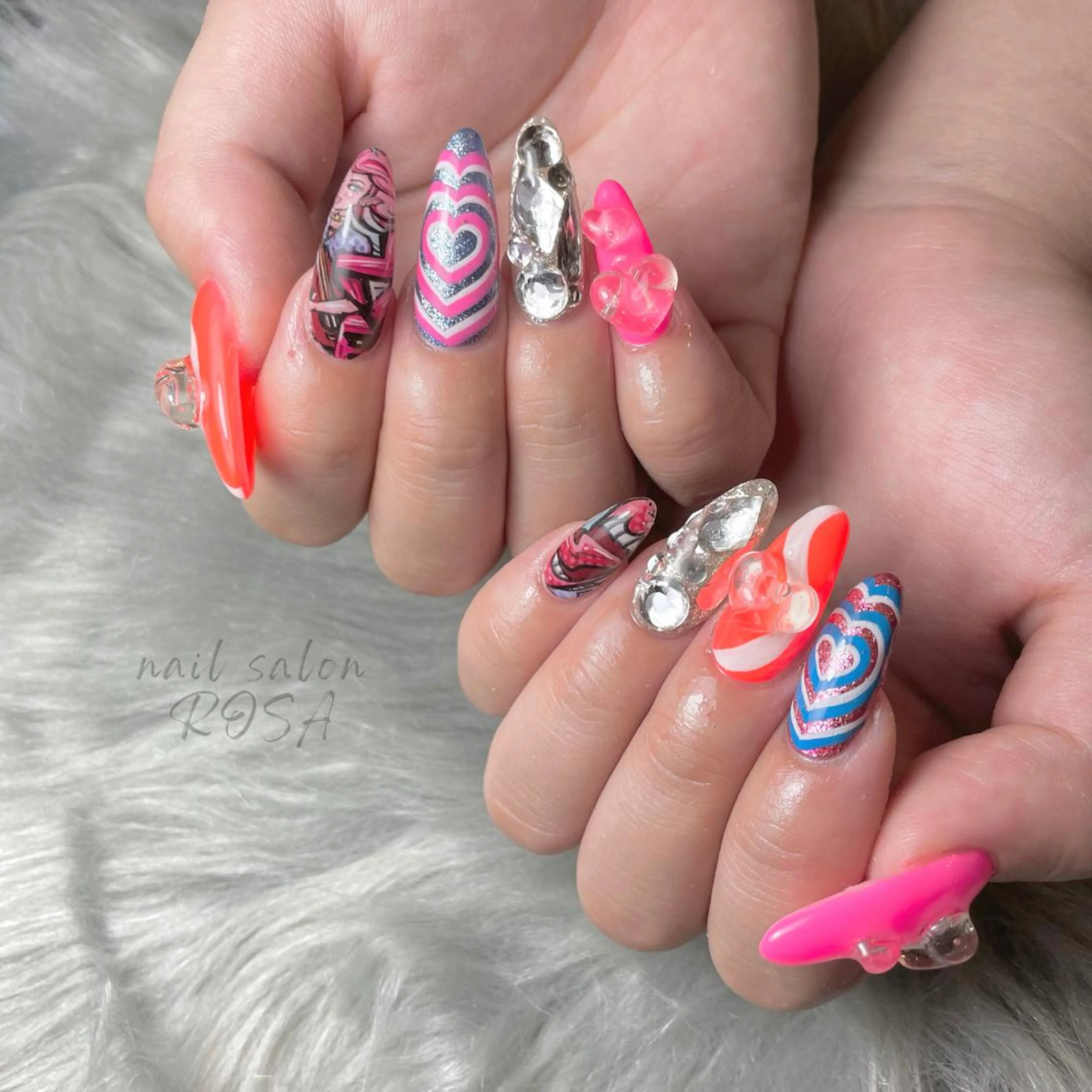 ロング nail salon ROSA  Aのネイルデザイン