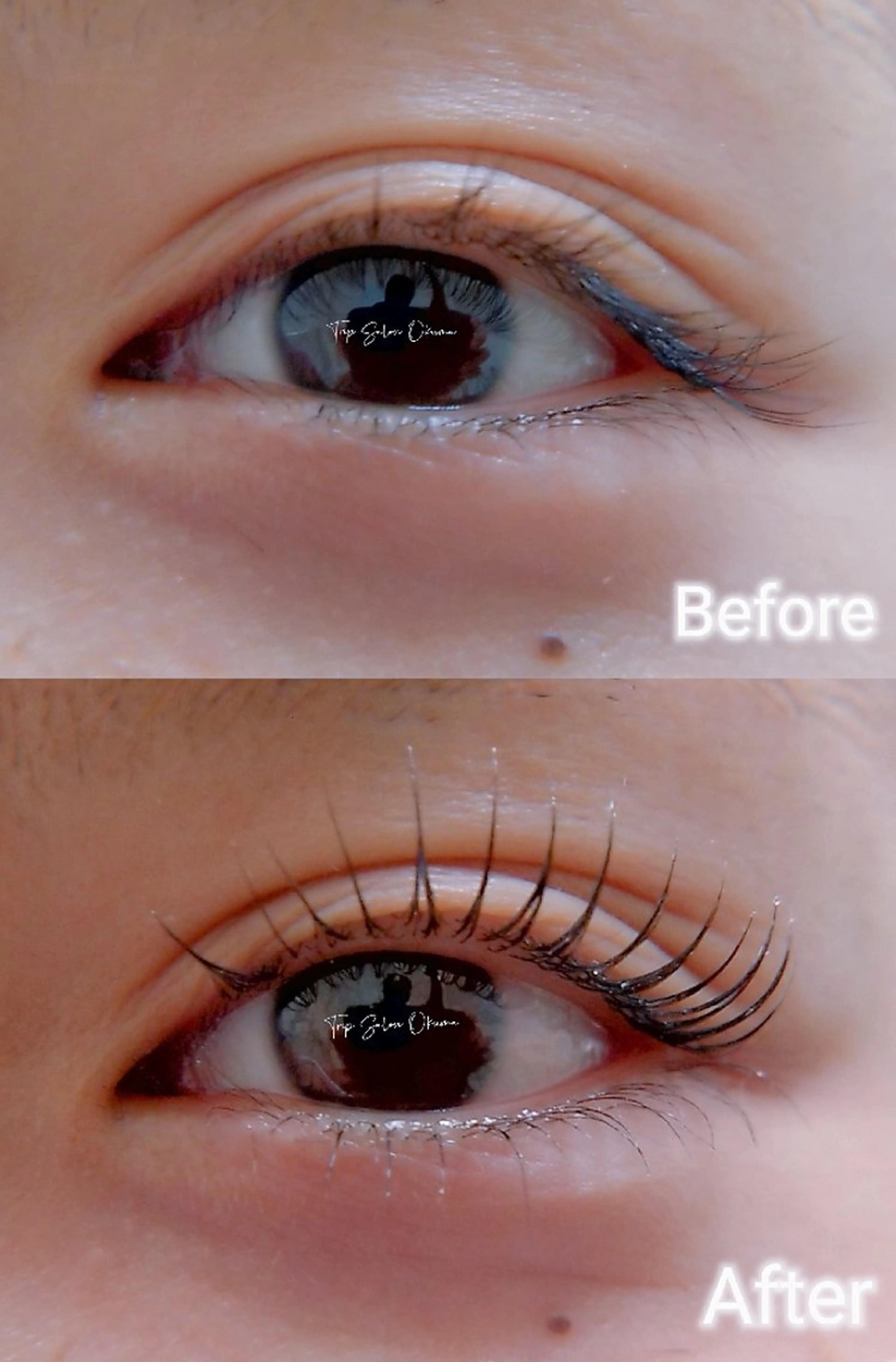 マツエク・マツパ 下まつげエクステ 一重×まつ毛パーマ マツパ Trip Salon Okuma所属・❤LEDまつぱ❤那覇 🅿️有、泉崎のマツエク・マツパデザイン