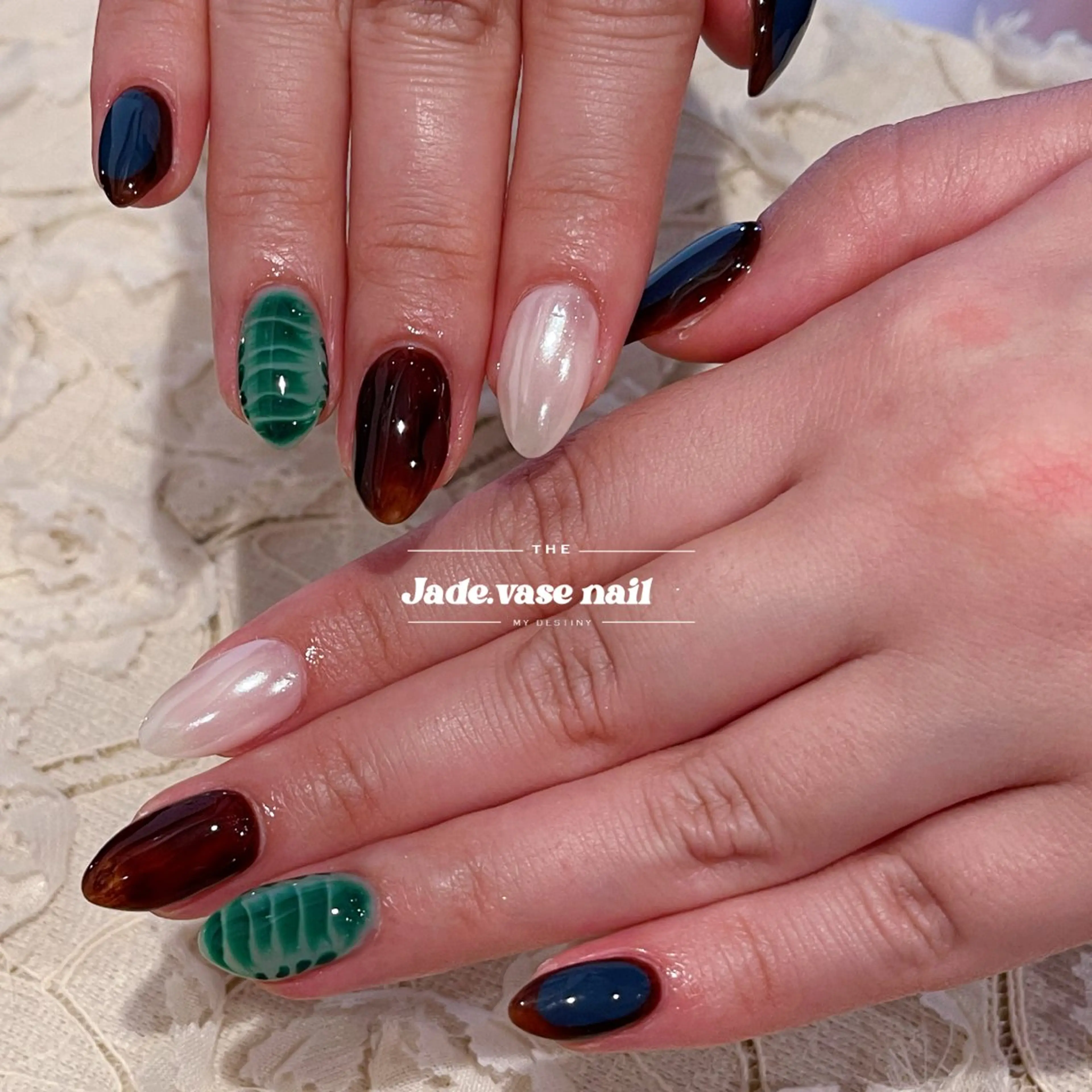 ネイル ハンドネイル ハンドケア ✰Jade.vase 银座のネイルデザイン