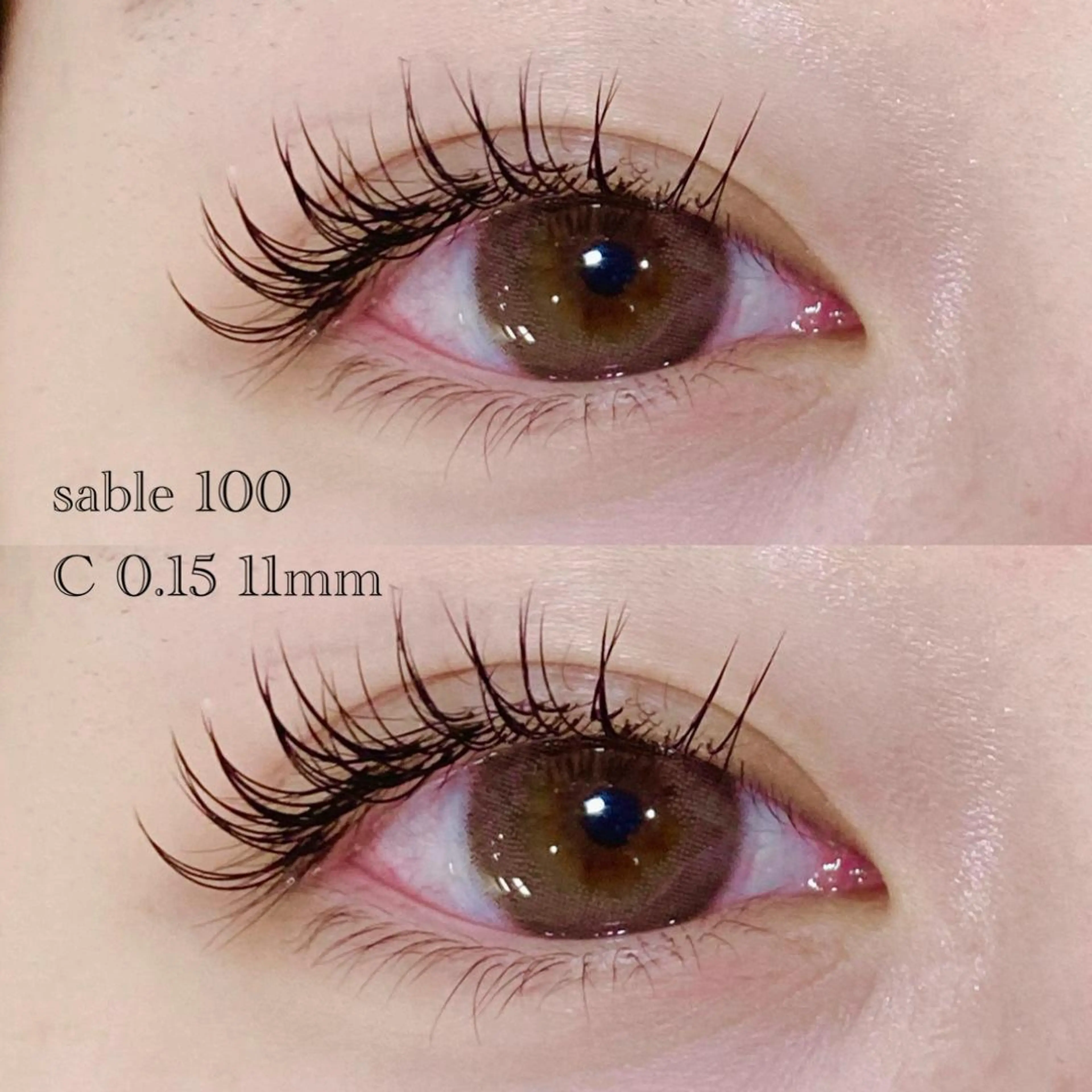 マツエク・マツパ Cカール セーブル OLIVIA 郷家 ♡のマツエク・マツパデザイン