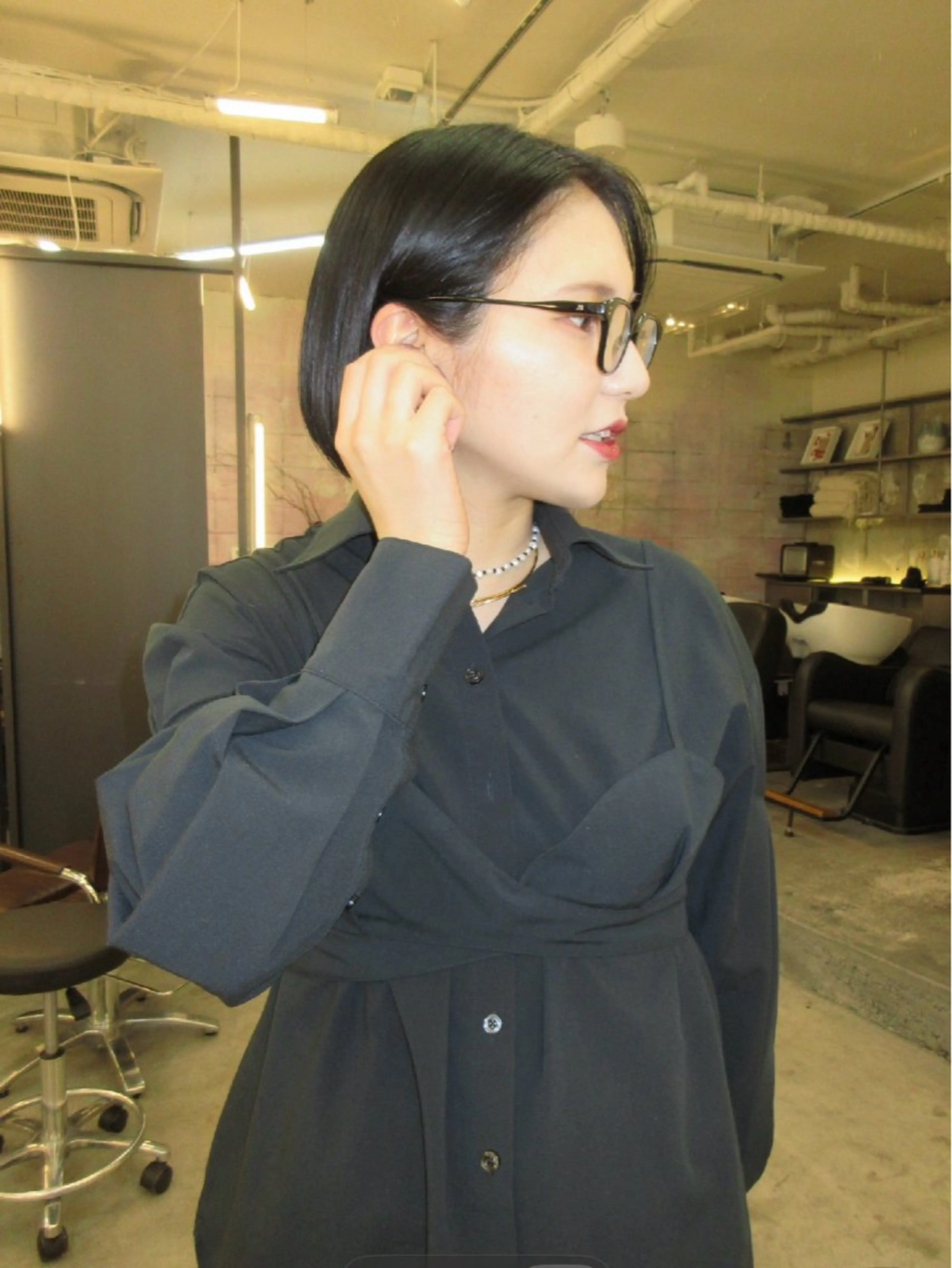 ショート カラー ヘアカラー Yaya ヤヤ / HACO+のヘアスタイル