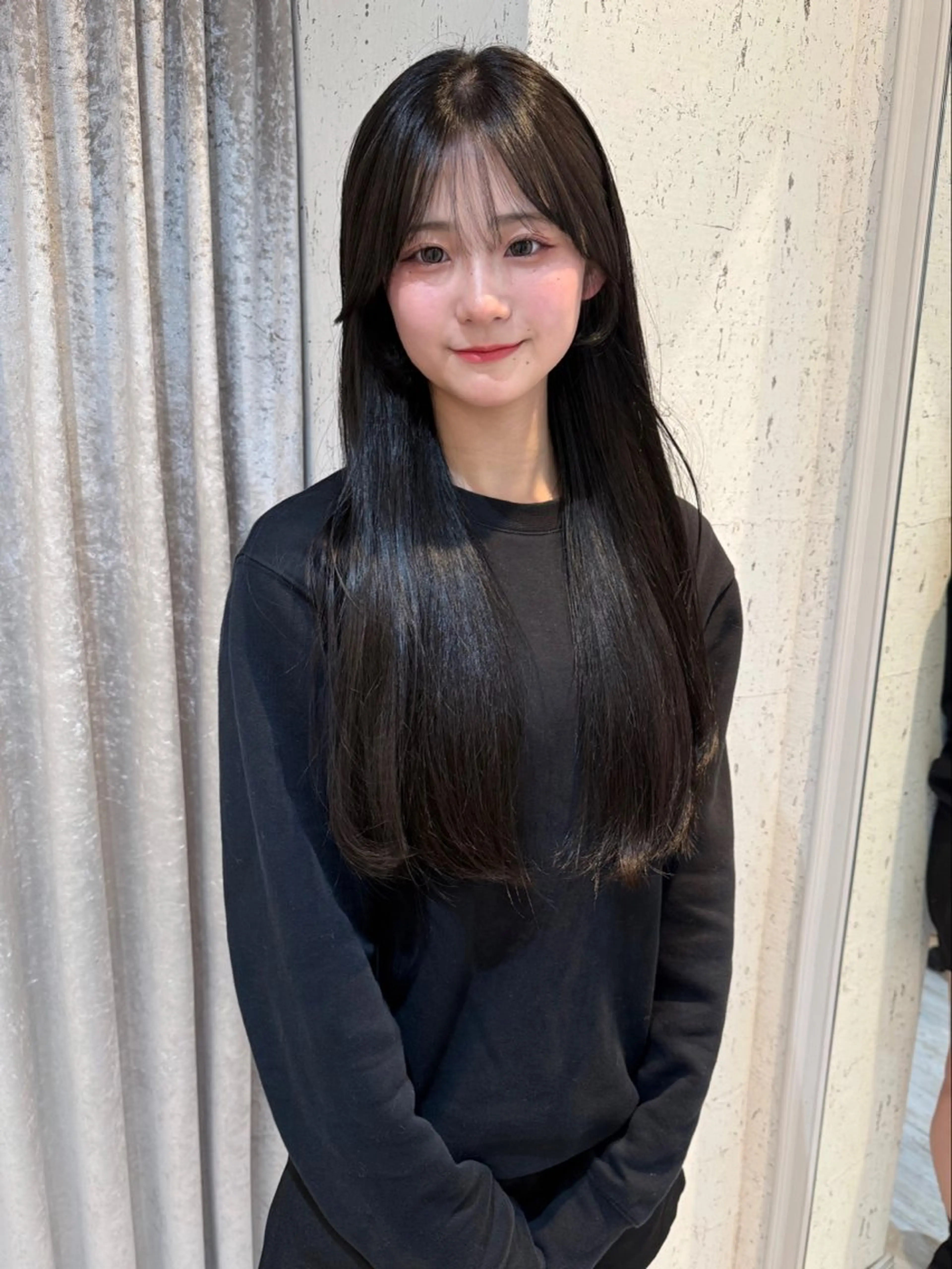 ロング カラー パーマ 透明感カラー カット ヘアカラー 縮毛矯正 トリートメント mai / linoah˚✧のヘアスタイル