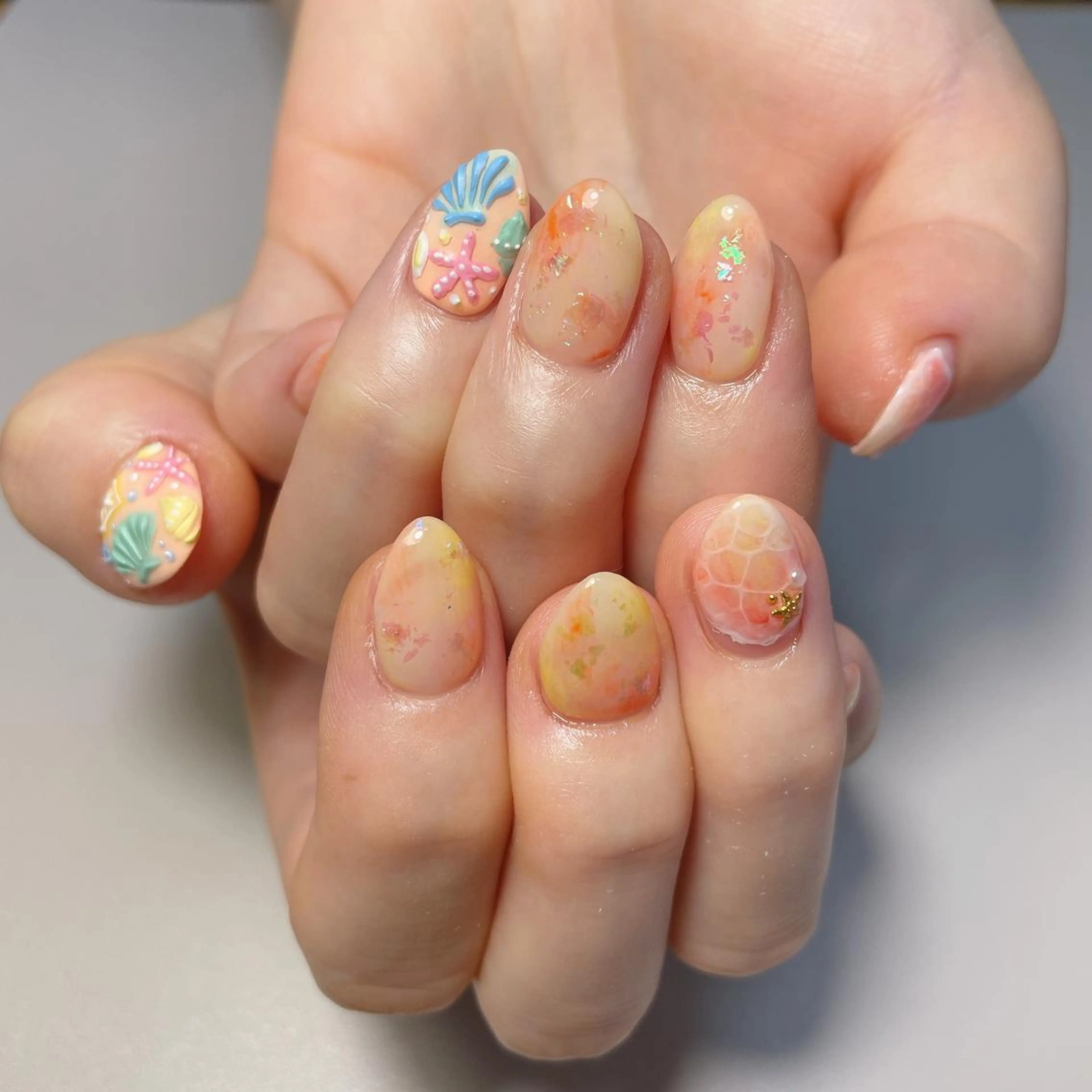 ネイル アートネイル ハンドネイル kipinail 川﨑えりかのネイルデザイン