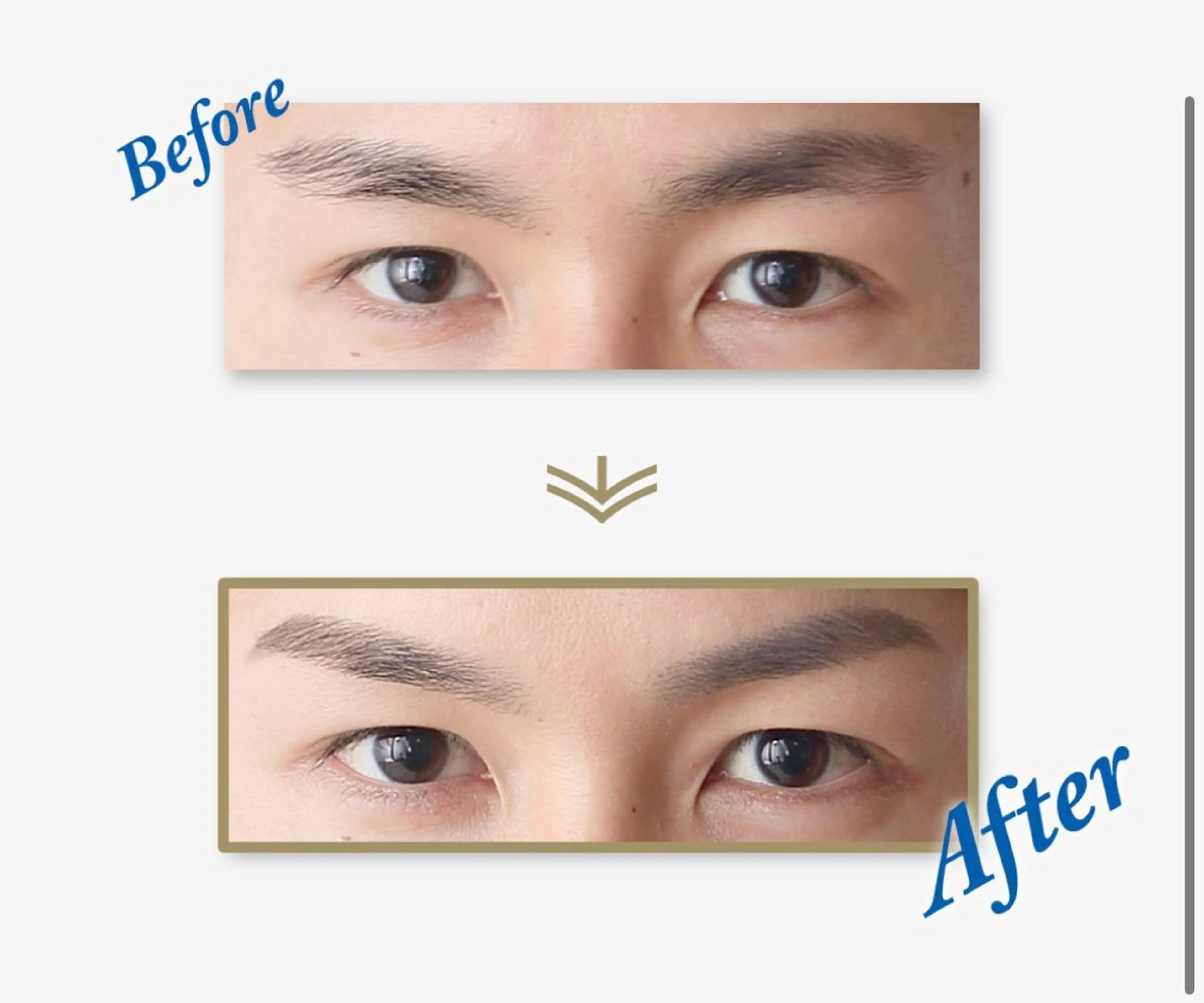 メンズ アイブロウ メンズアイブロウ シルエット京都桂川 練習モデル募集のマツエク・マツパデザイン