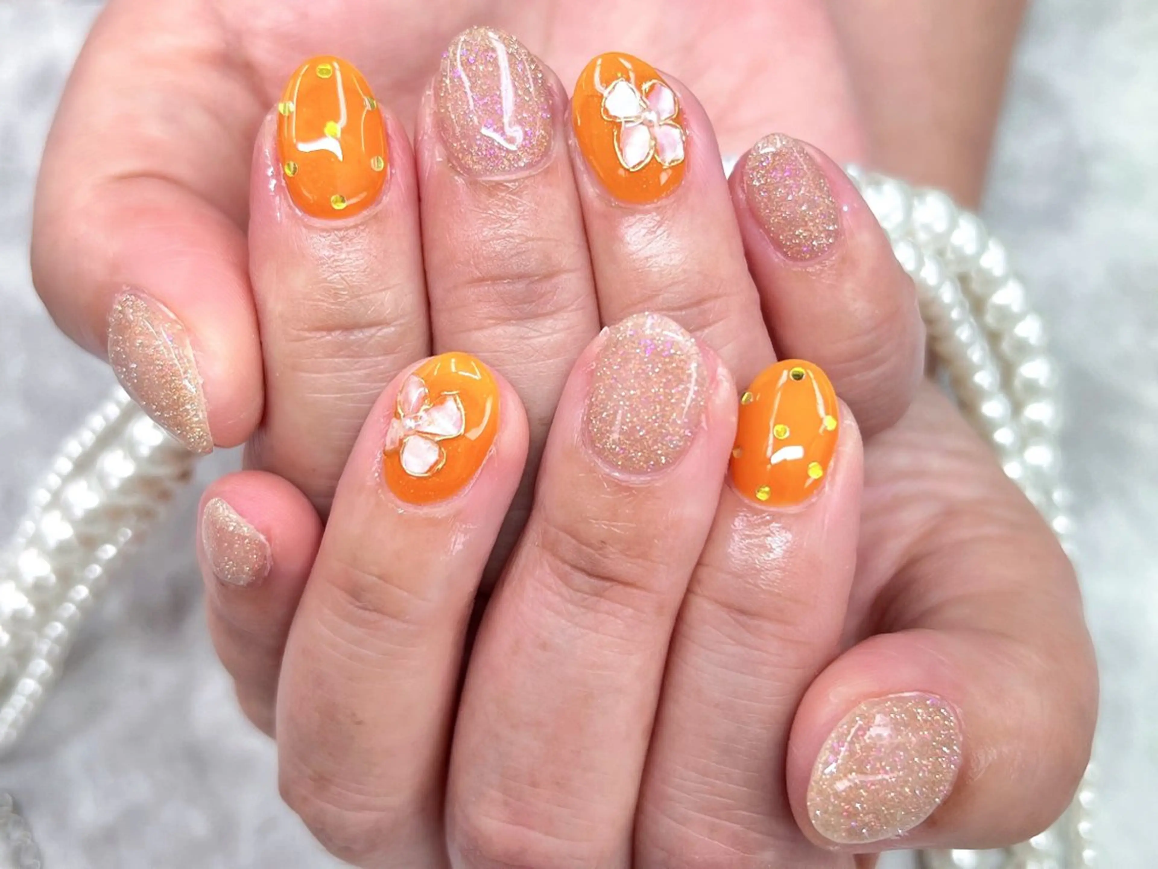 ネイル フラッシュネイル ハンドネイル Nail Salon Lianのネイルデザイン