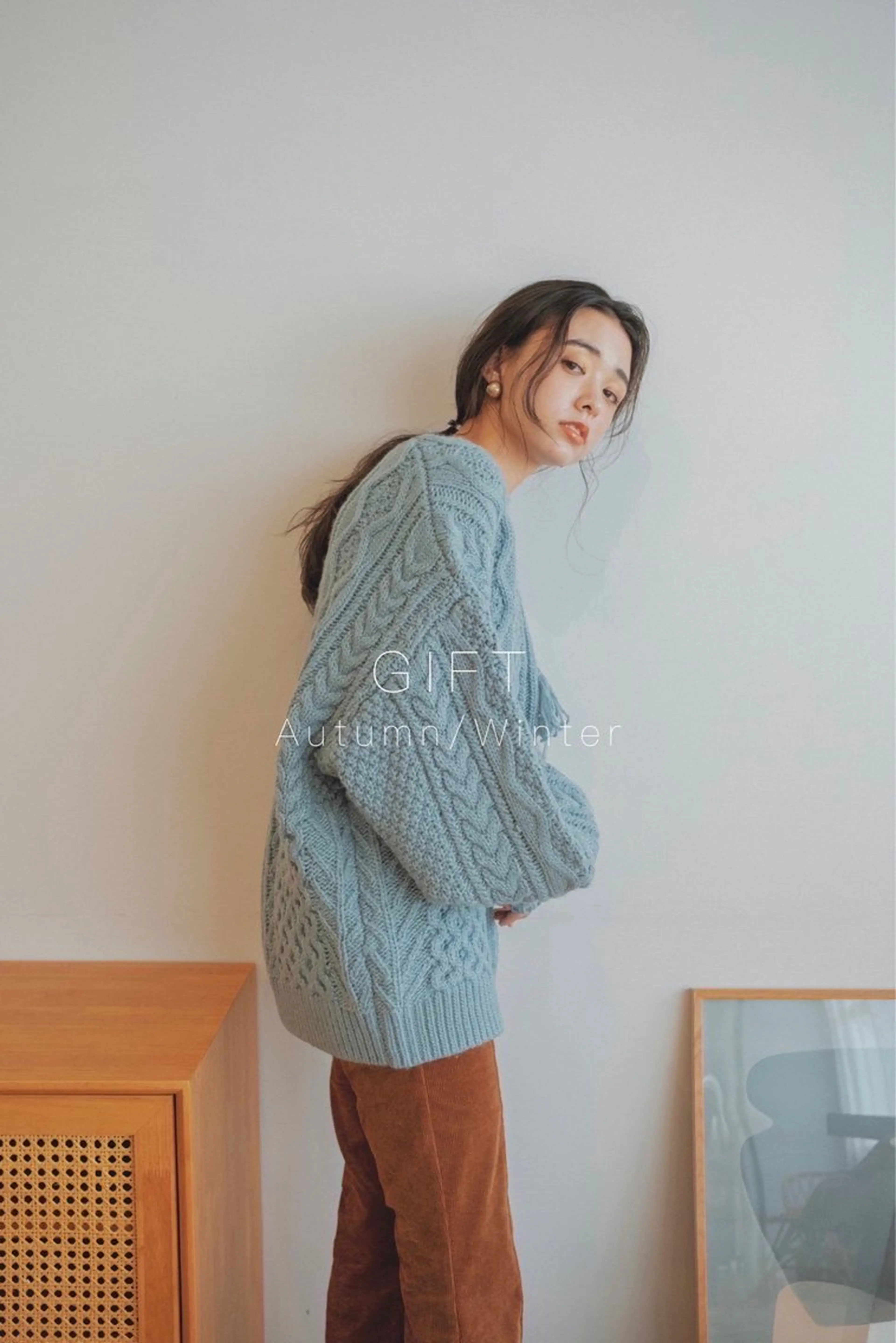 セミロング カラー デザインカラー トリートメント GIFT所属・橋本叶夢/ ショートヘア/透け感のヘアスタイル