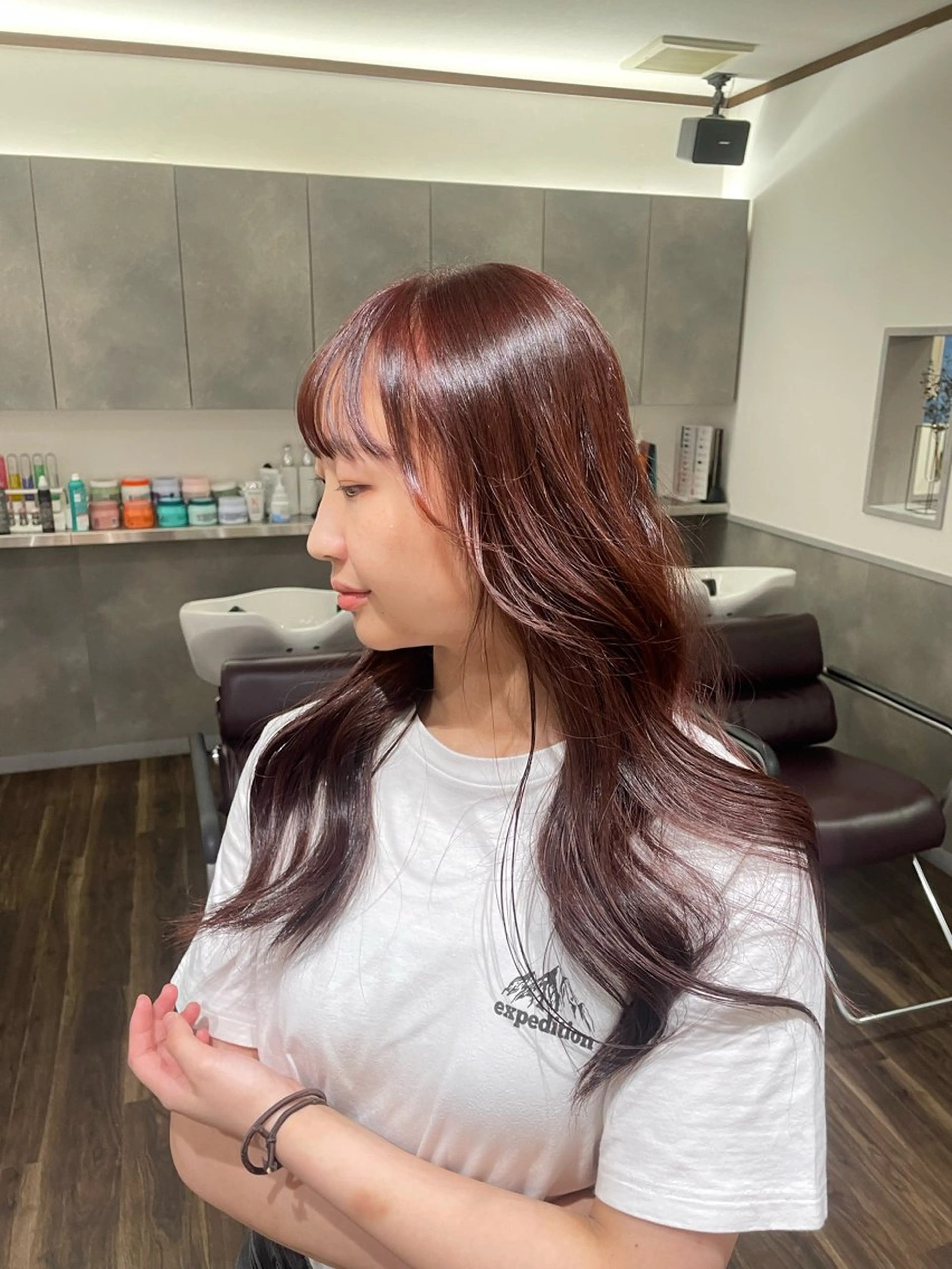 ロング レイヤーカット🎀 ブリーチ/なるのヘアスタイル