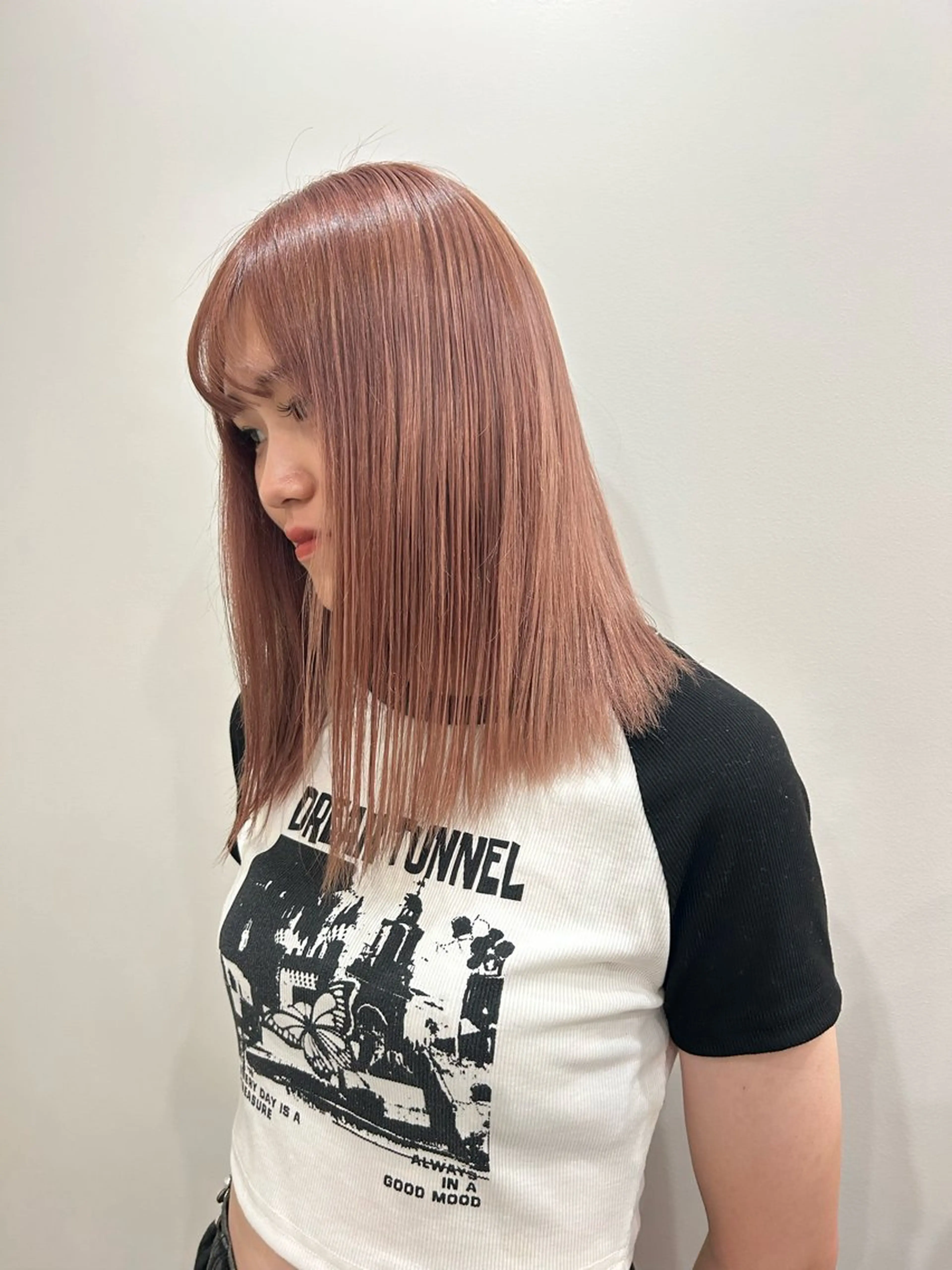 セミロング ヘアカラー hair&eye🎀 /momoKaのマツエク・マツパデザイン