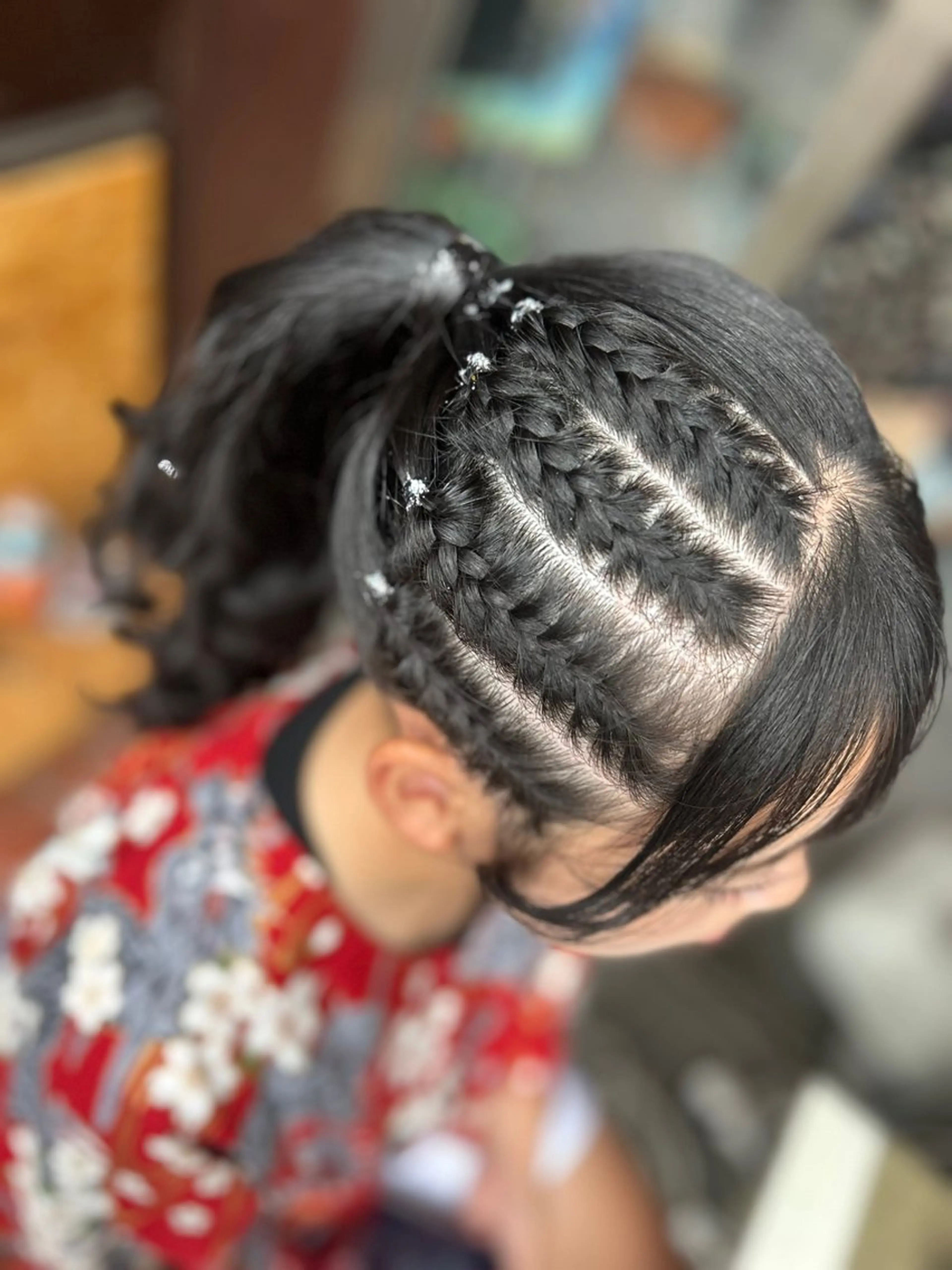 ロング 永澤 一輝のヘアスタイル