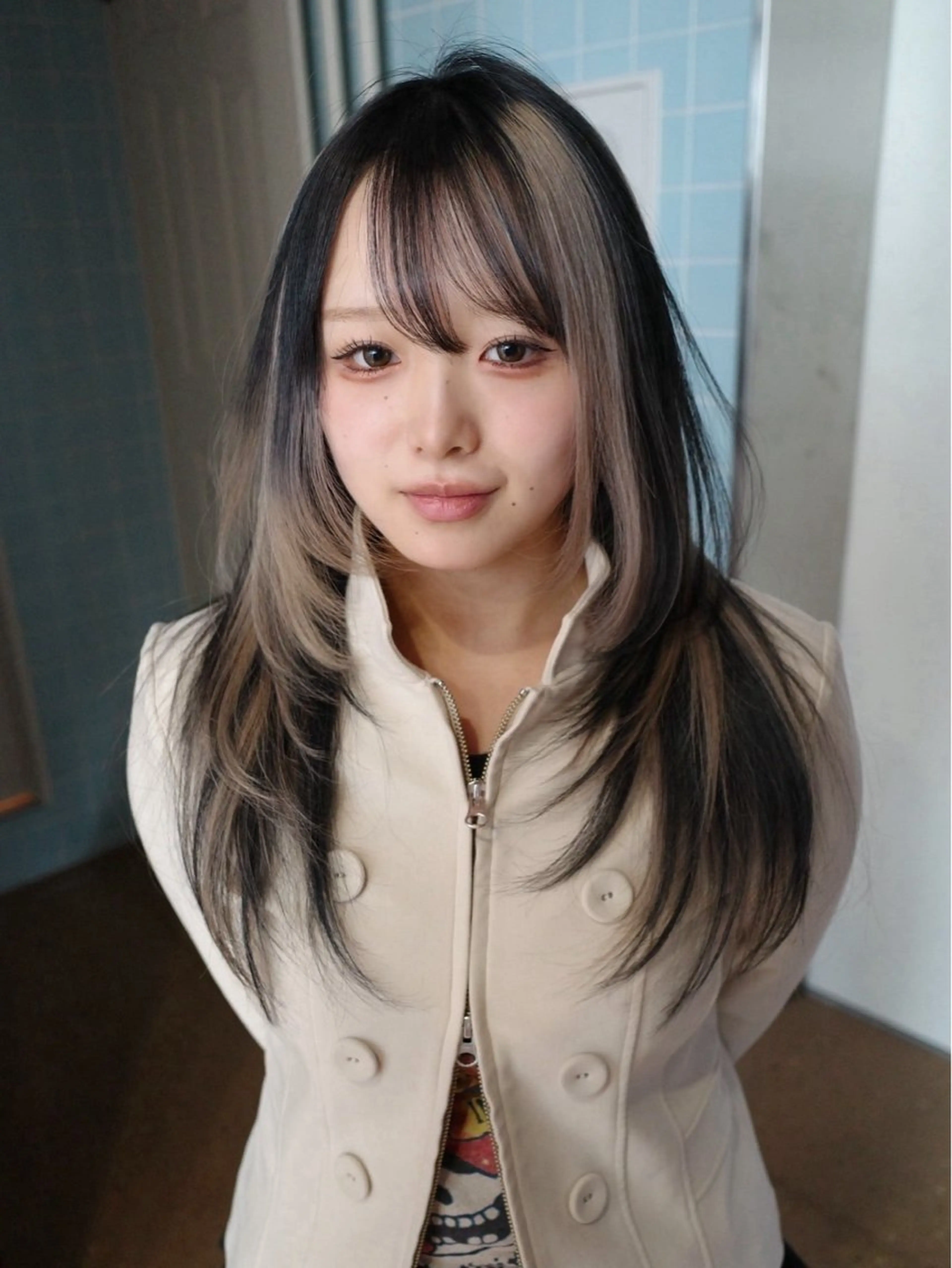 ロング カラー nakatsu aimuのヘアスタイル