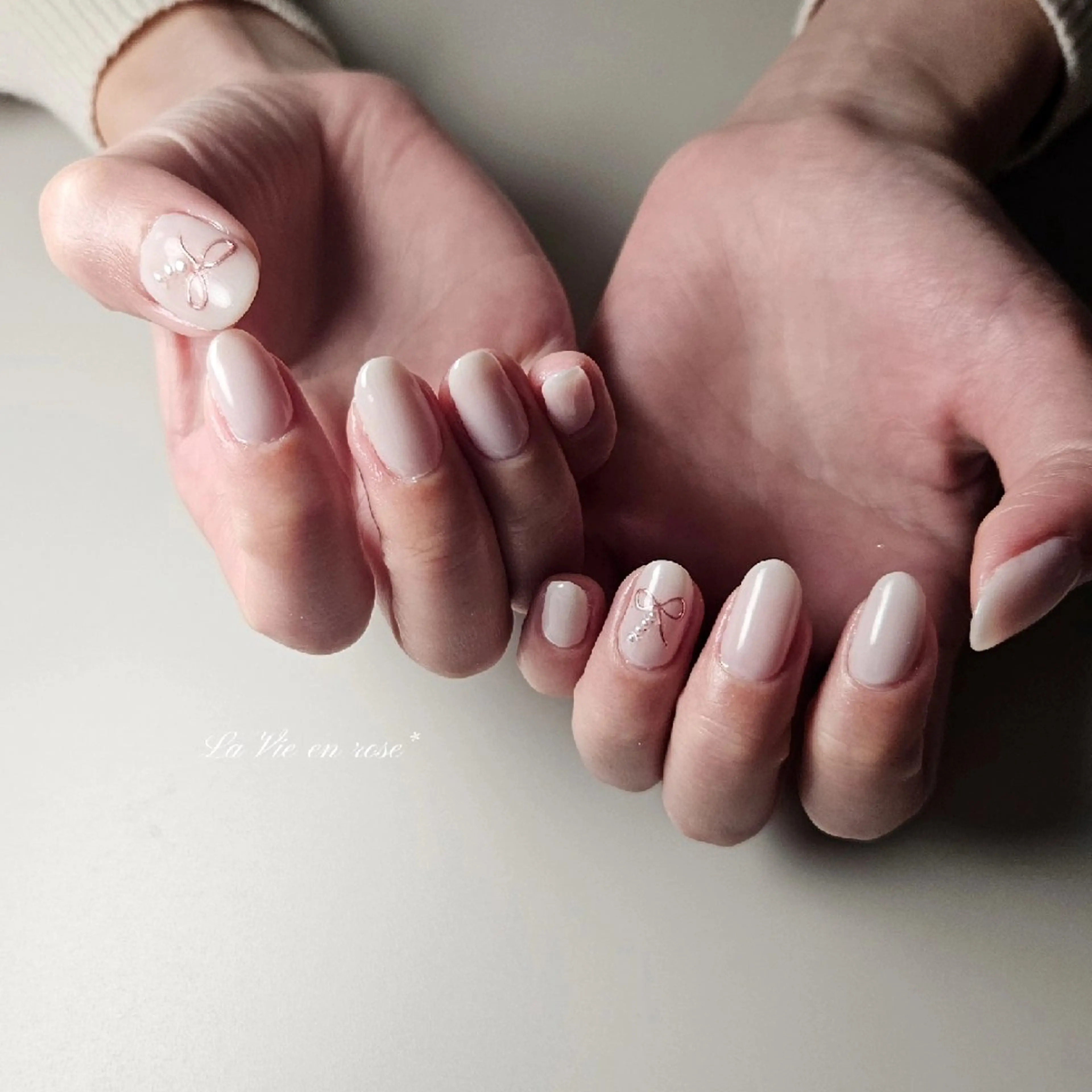 ネイル ラヴィアン ローズのネイルデザイン