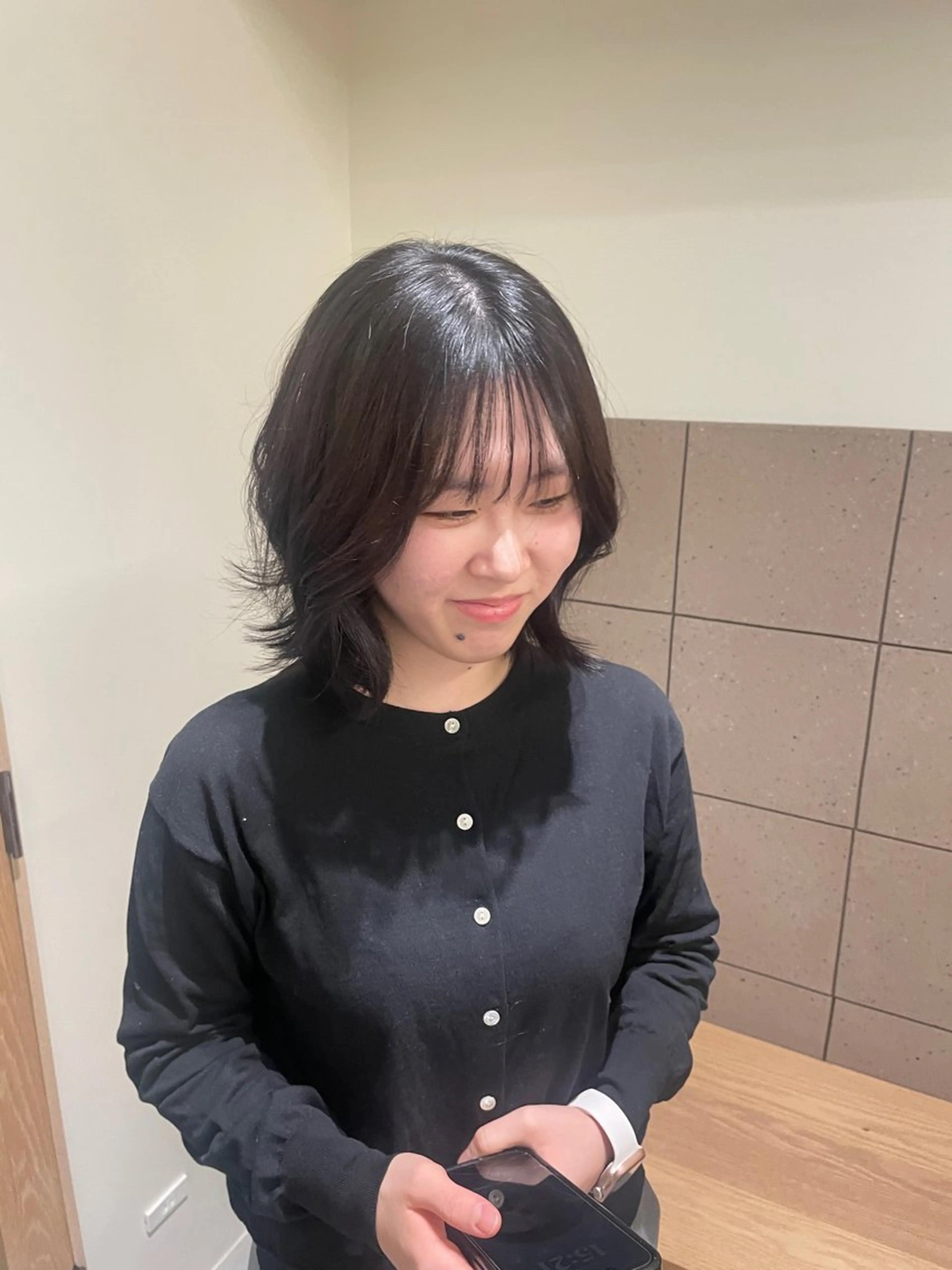 ミディアム ヘアカラー JURI /HUIのヘアスタイル