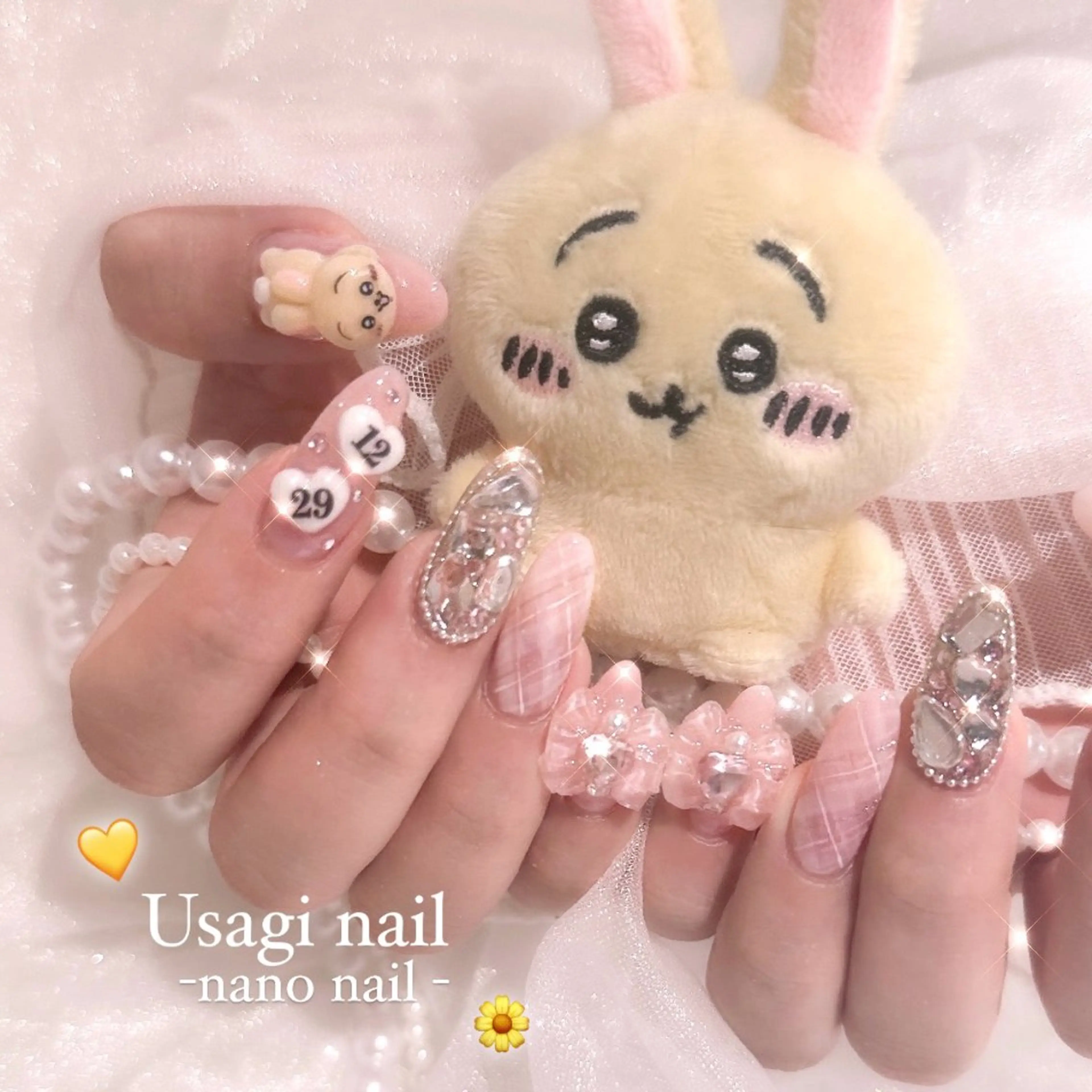 ネイル ハンドネイル nano nail☁ 丸の内駅💫のネイルデザイン