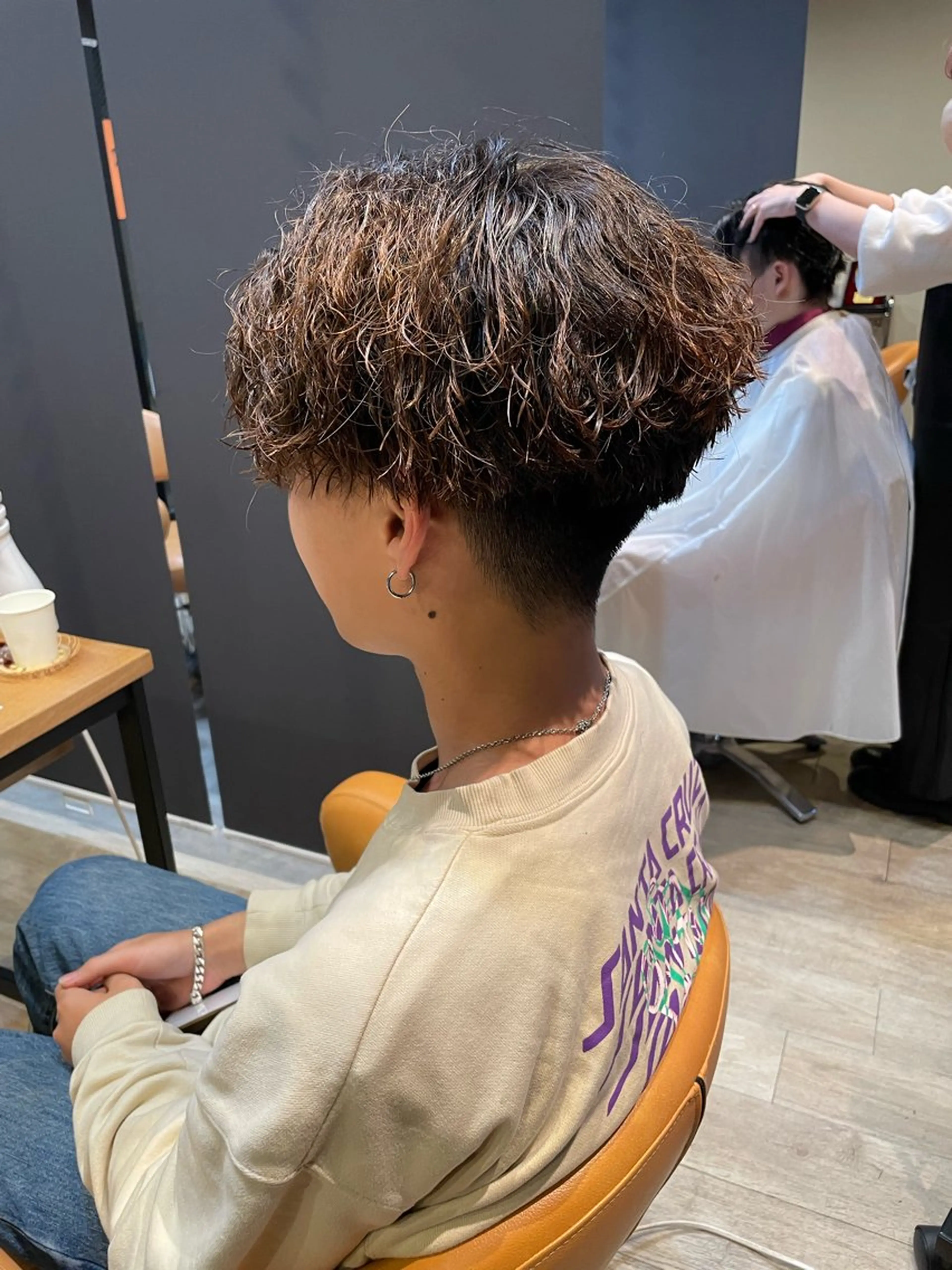 パーマ カット パーマ 髪質改善/ブリーチ 田代 龍我のヘアスタイル